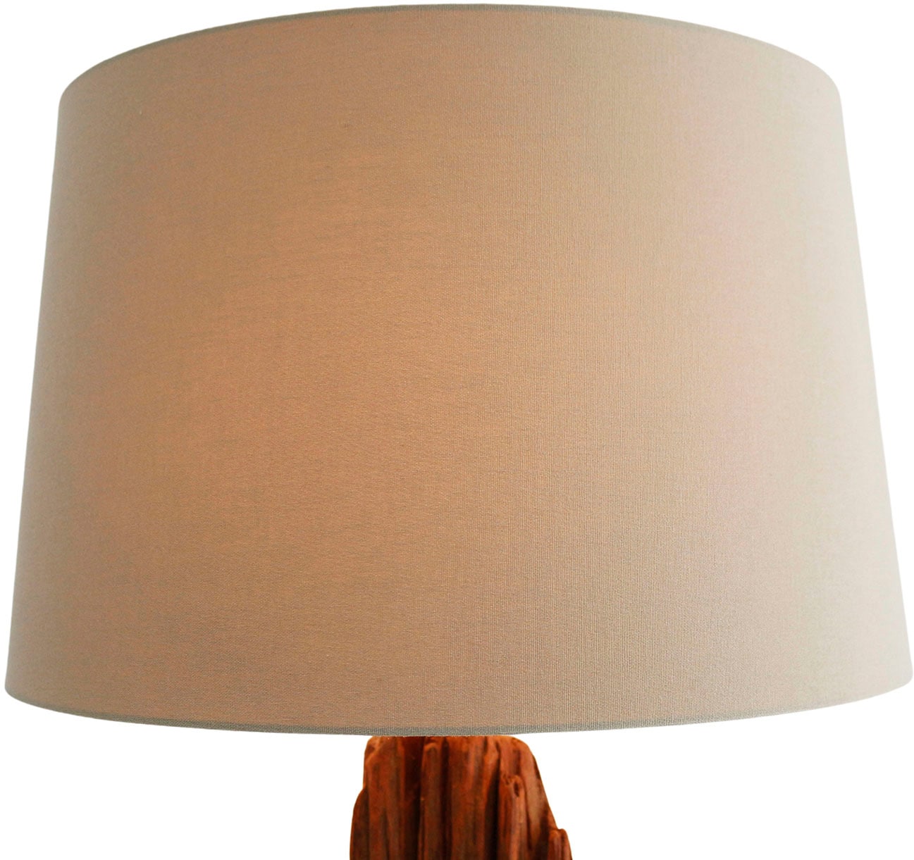 SalesFever Stehlampe »Rosy«, 1 flammig, Leuchtmittel E27 | ohne Leuchtmittel, handgefertigt, mit Leinenschirm