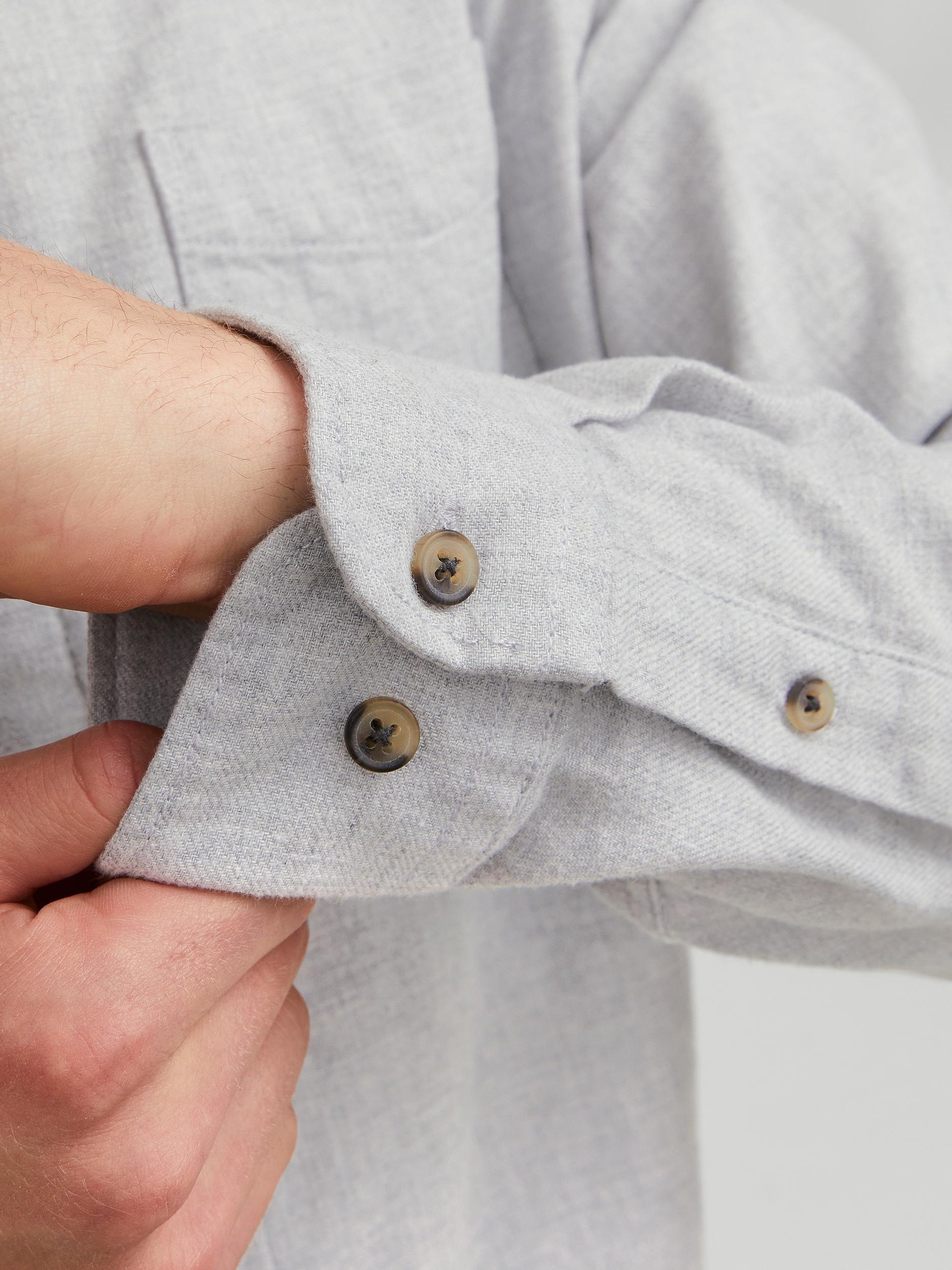 Jack & Jones Langarmhemd »JJECLASSIC MELANGE SHIRT LS SN«