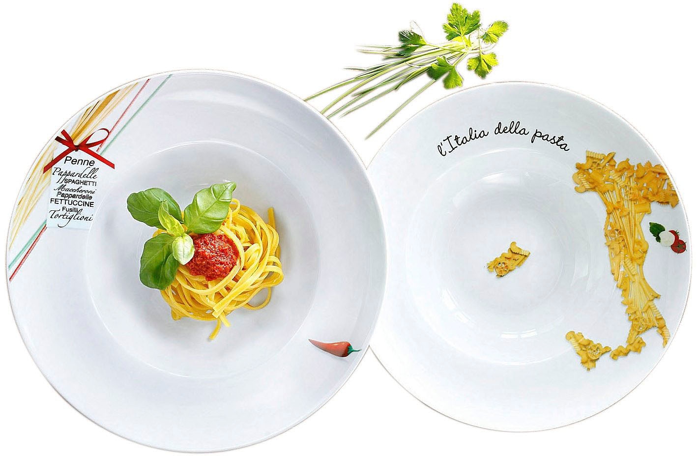 Retsch Arzberg Pastateller »Italia« Teller Set, Porzellan