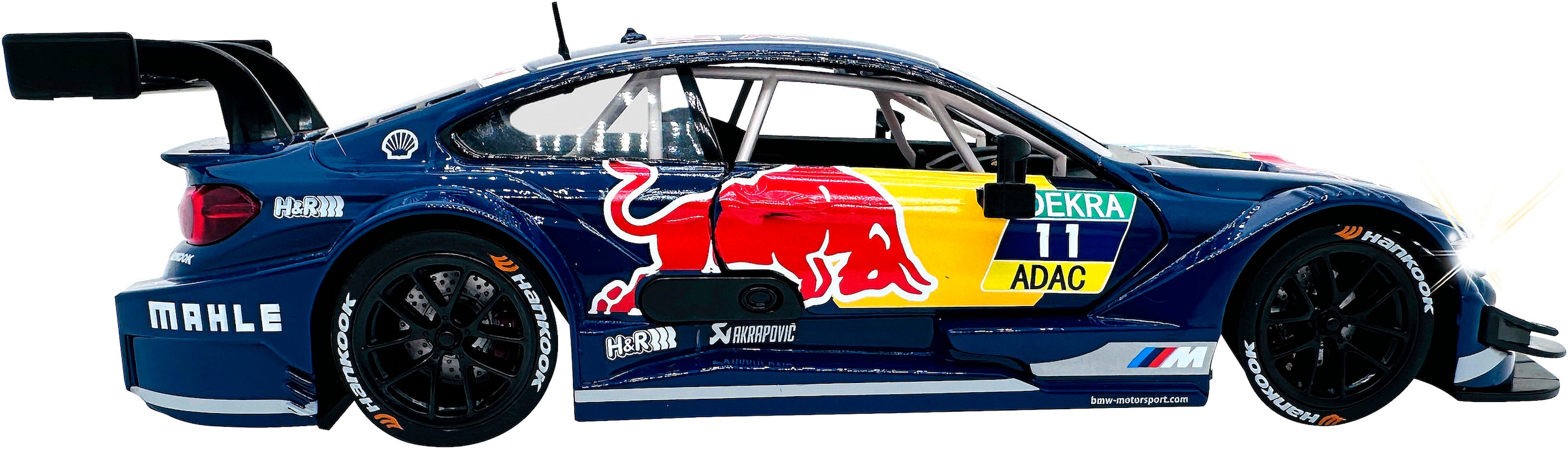 Jamara Spielzeug-Auto »Diecast,  BMW M4 DTM blau inklusive Batterien« LED Licht; Maßstab 1:24