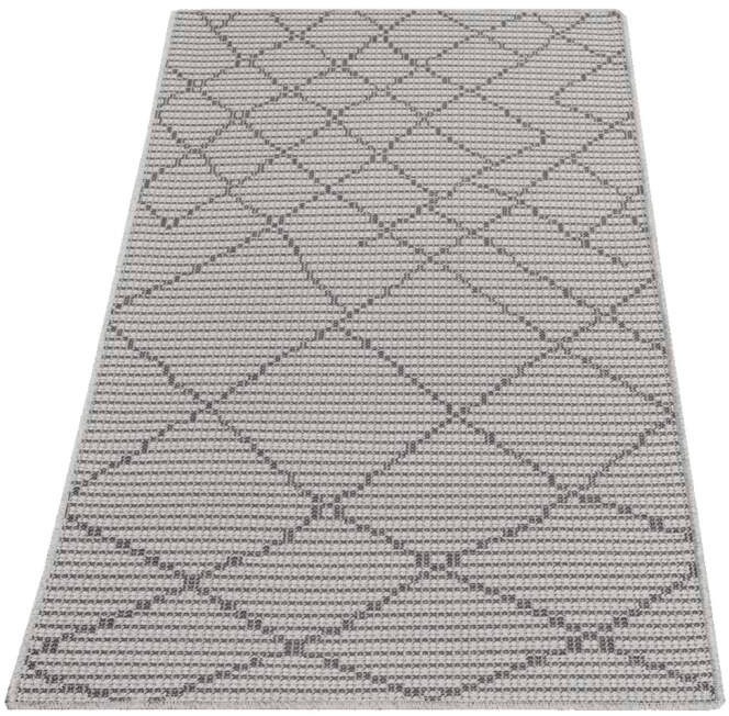 Carpet City Outdoorteppich »PALM3526«, rechteckig, 5 mm Höhe, Wetterfest & UV-beständig, für Balkon, Terrasse, Küche, flach gewebt