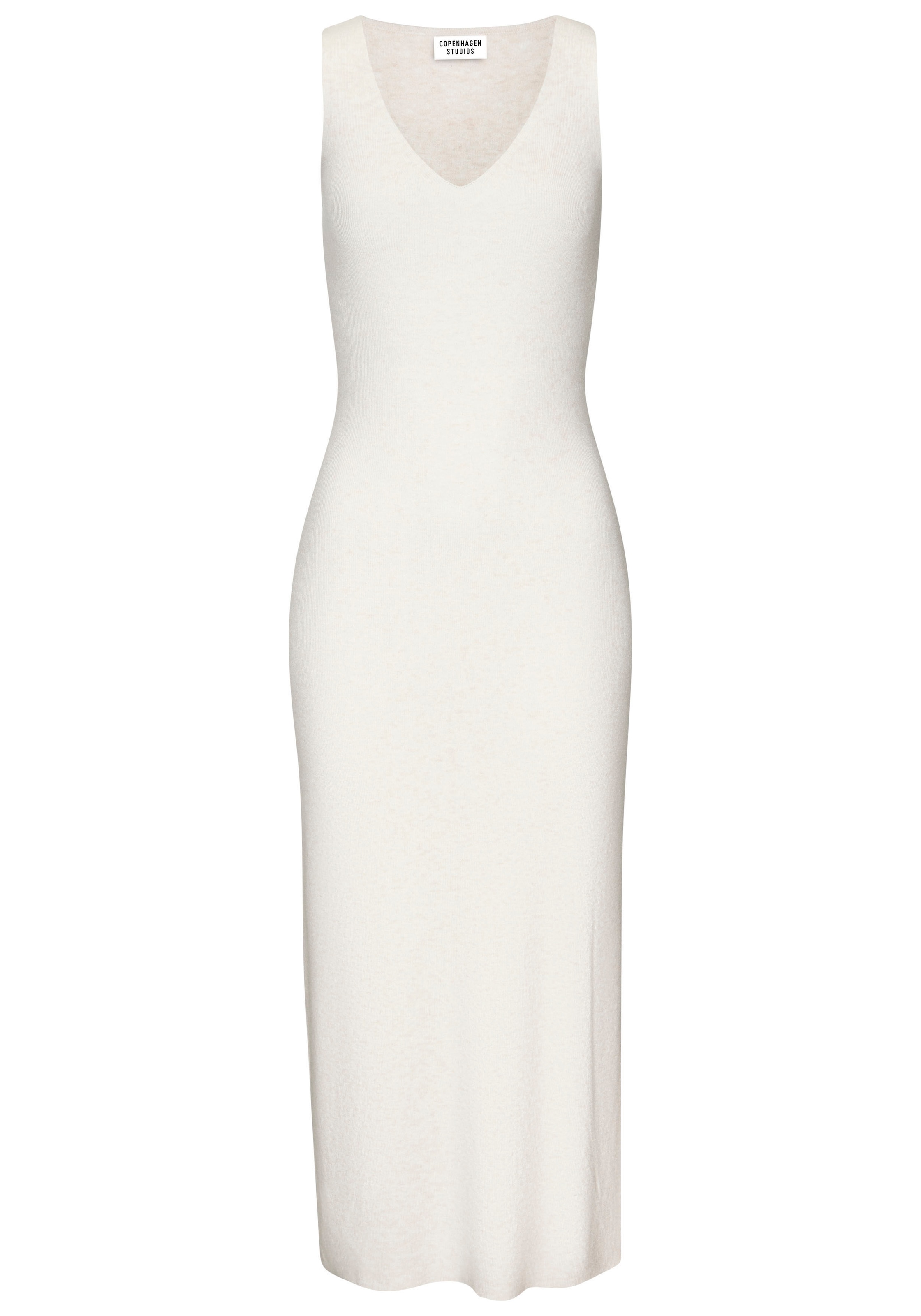 Copenhagen Studios Strickkleid Ohne Tasche aus hochwertigem Rippstrick, Loungewear