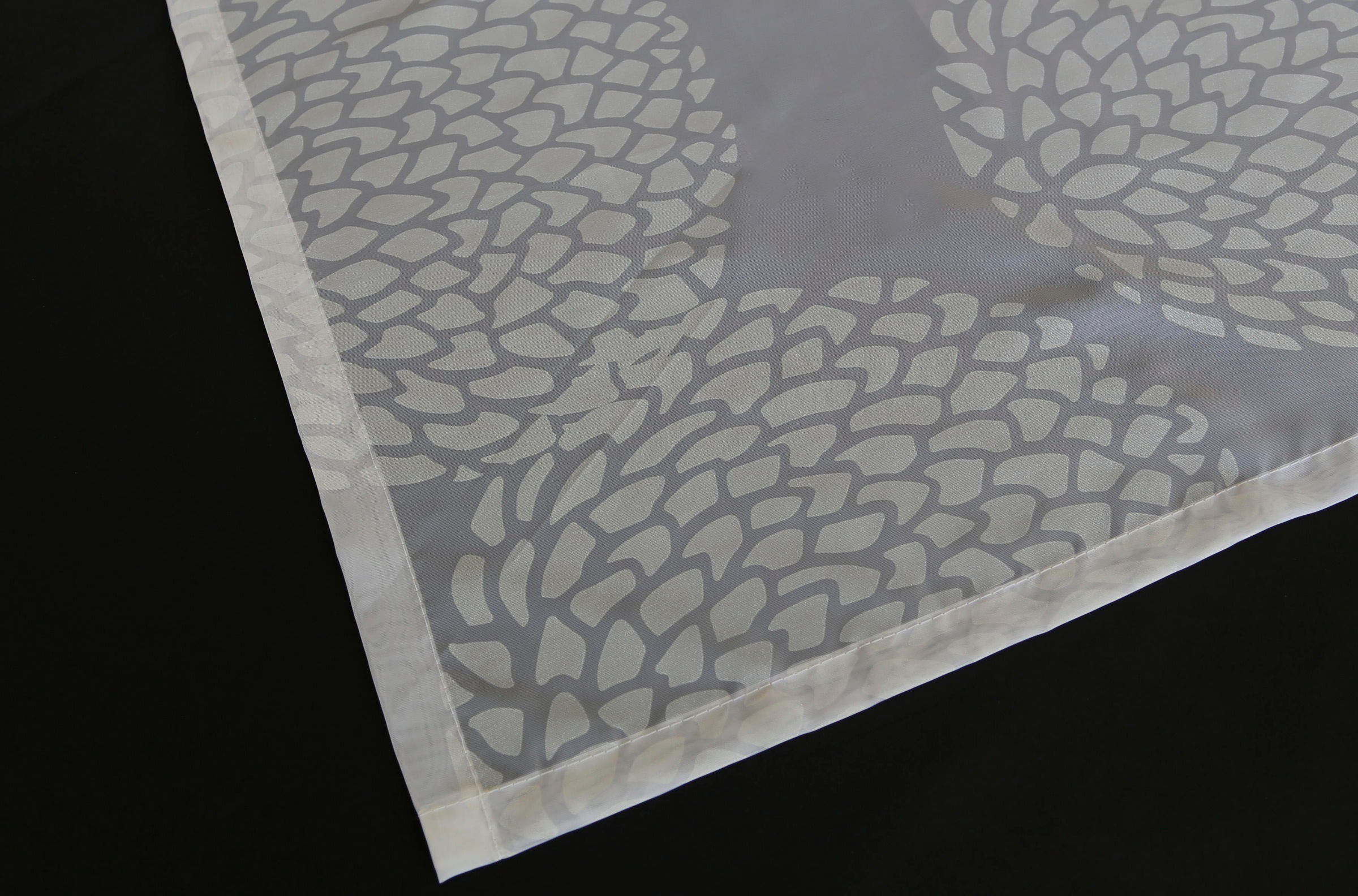 my home Gardine »BELEM«, (1 St.), 1 Schal, Polyester, Kreise