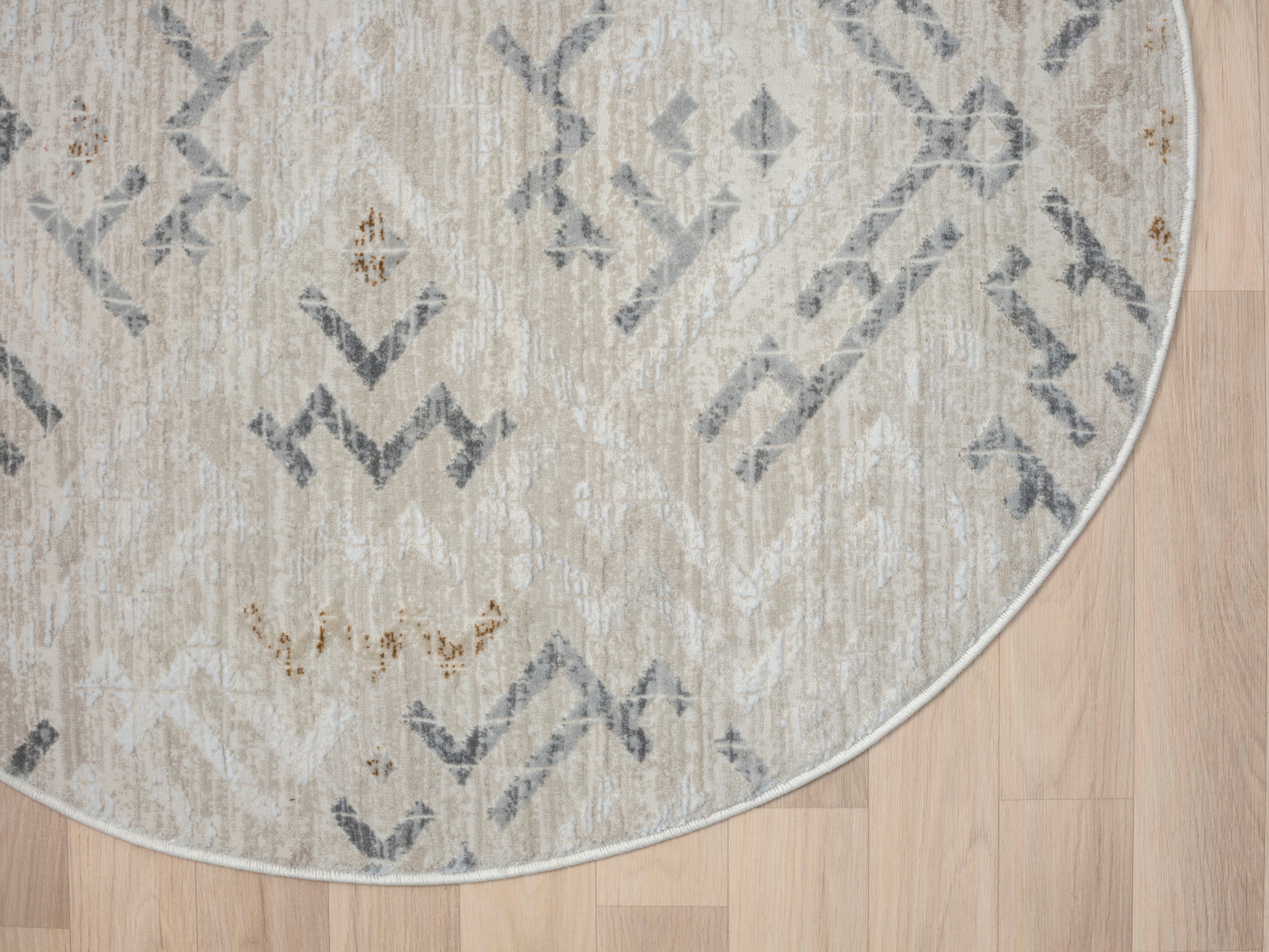 Myflair Möbel & Accessoires Teppich »My Type«, rund, 10 mm Höhe, Kurzflor, Ethno-Style, besonders weich durch Microfaser
