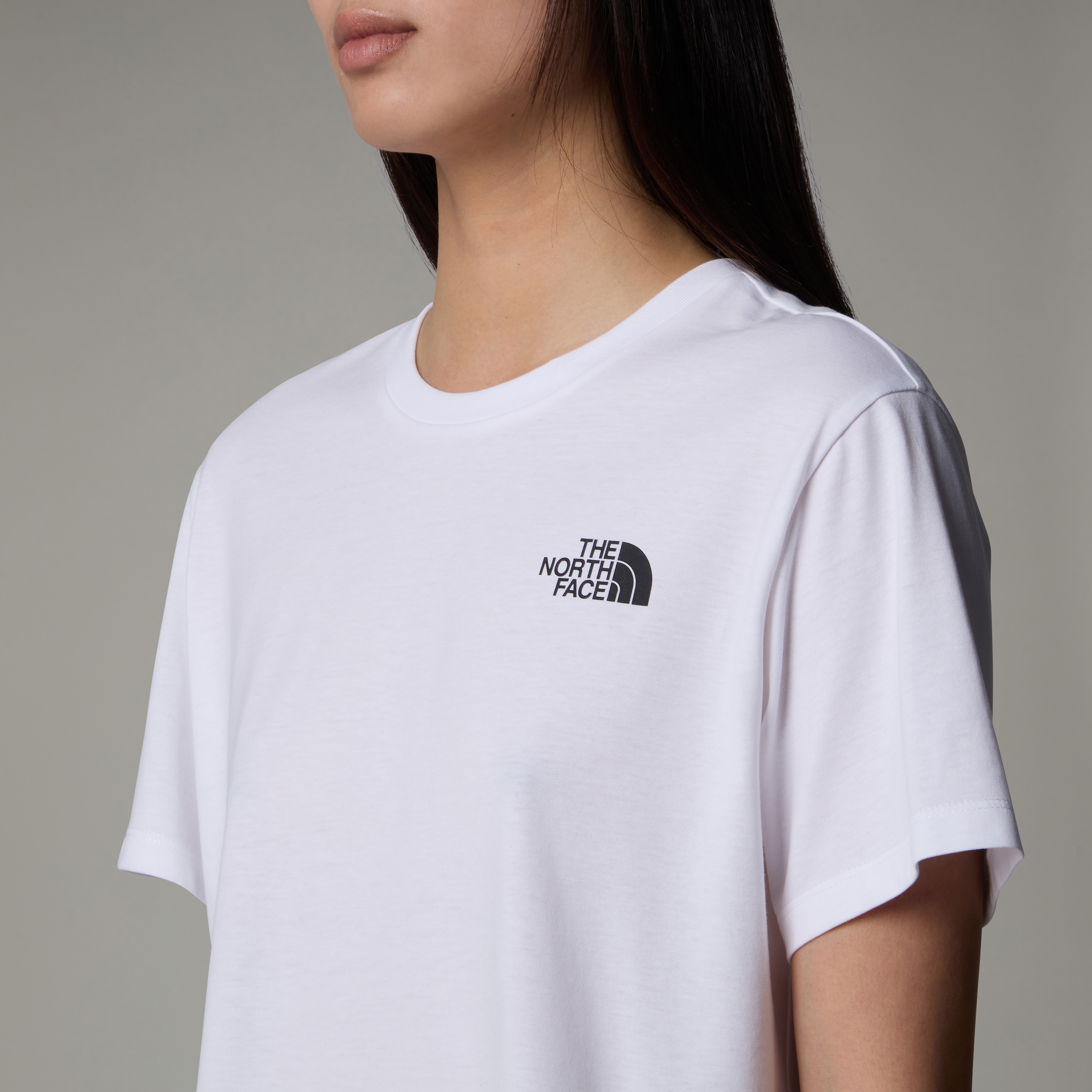 The North Face T-Shirt »W SIMPLE DOME CROPPED SLIM TEE«, (1 tlg.)