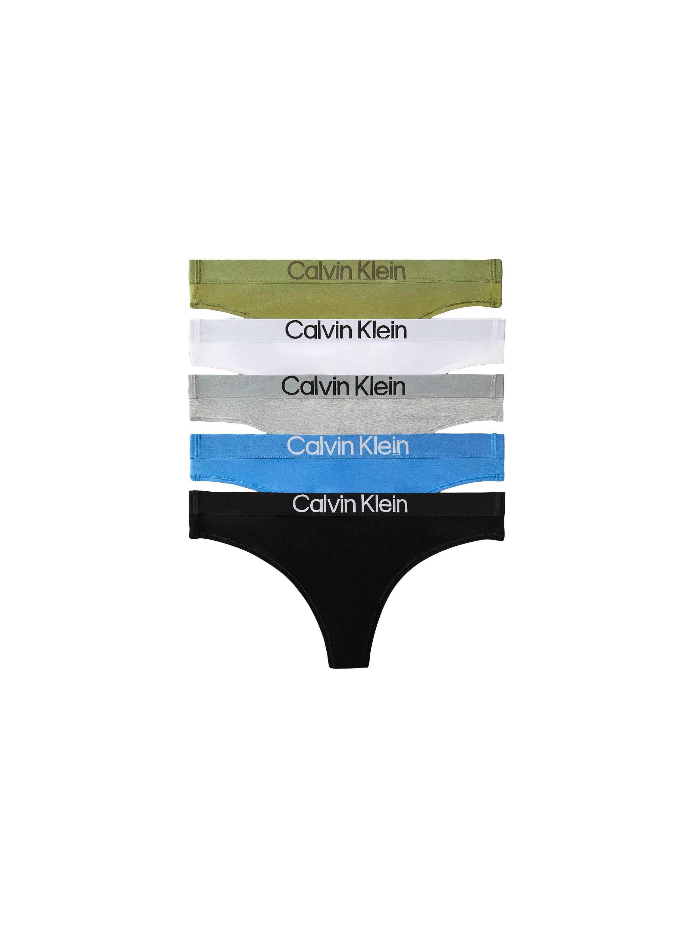 Calvin Klein Underwear Tanga »THONG 5PK« Packung, 5er-Pack, 5 Stk. Mit elastischem Bund