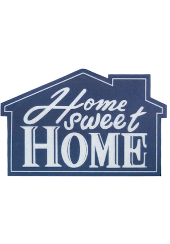 my home Fußmatte »Home sweet Home Haus«, Motivform, 6 mm Höhe, In und Outdoor... kaufen