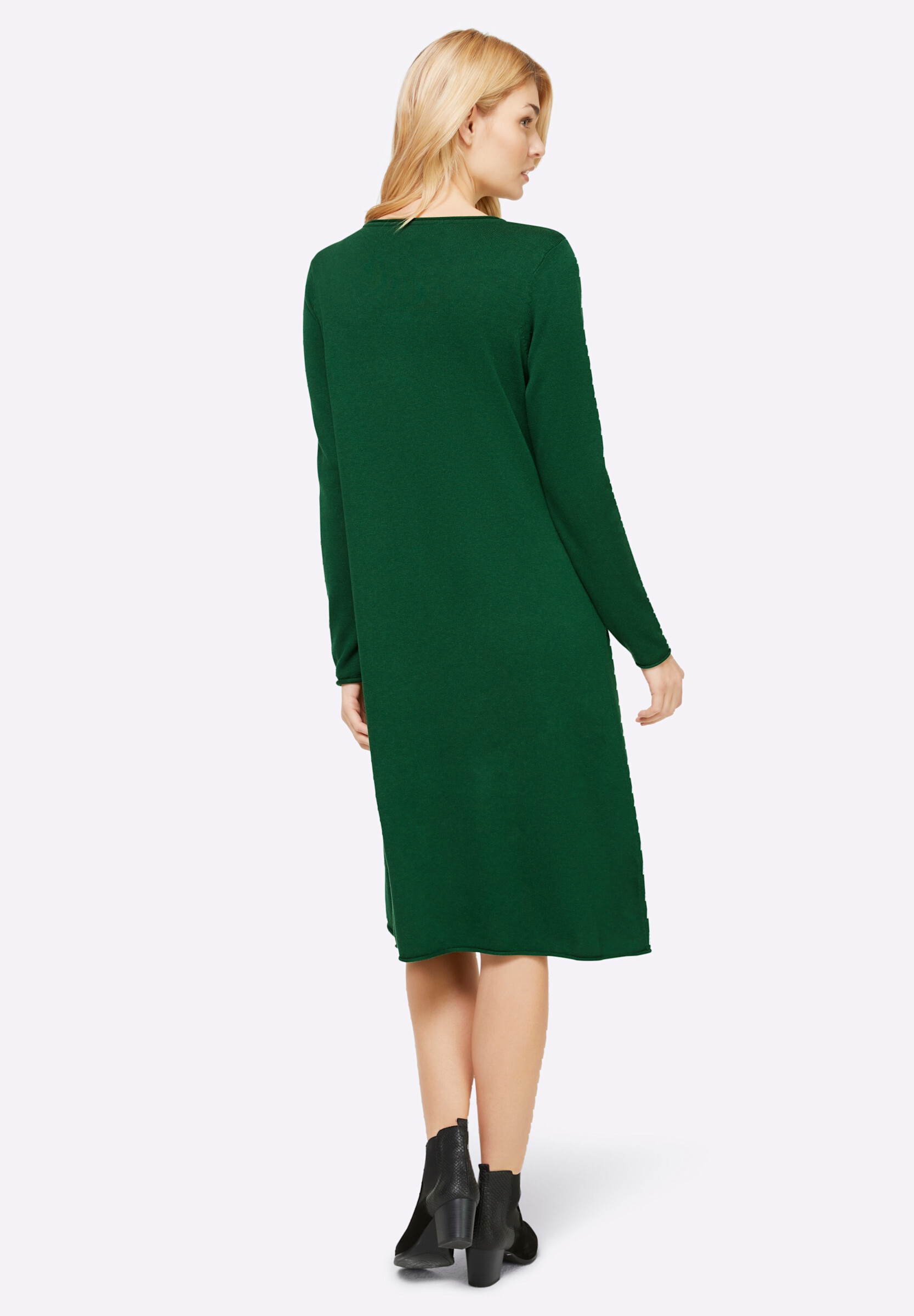 heine Strickkleid »Strickkleid Strickkleid im Viskose-Baumwoll-Mix«
