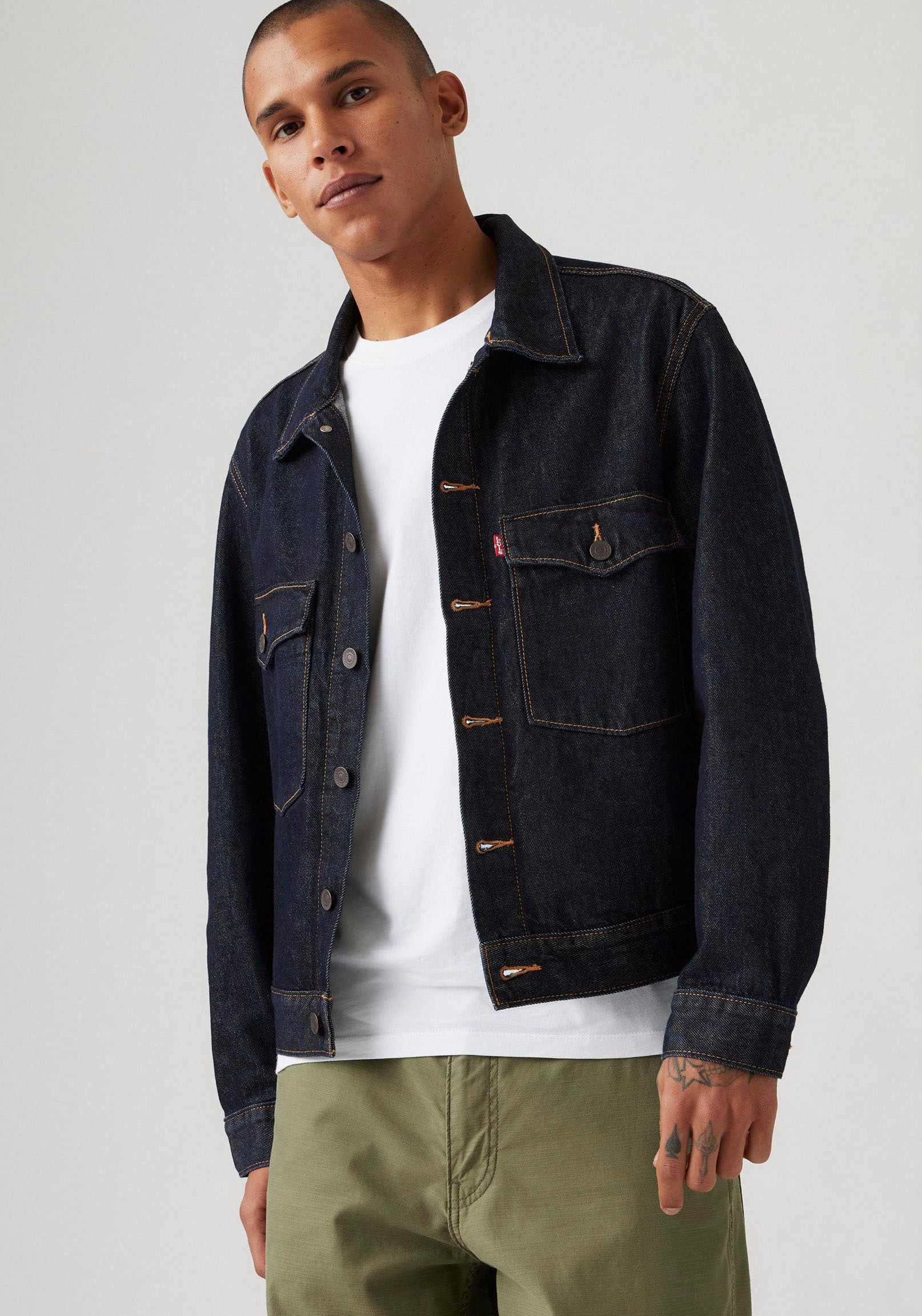 Levi's® Jeansjacke »EMBARCADERO STATION« mit kontrastfarbenen Steppnähten