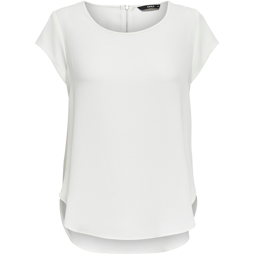 ONLY Shirtbluse »ONLVIC S/S SOLID TOP«