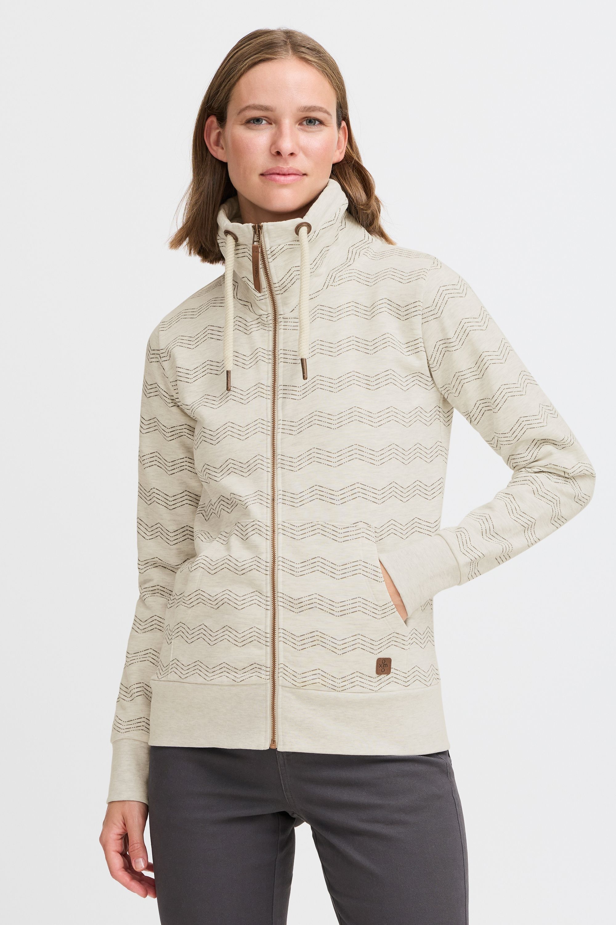 OXMO Sweatjacke »Strickjacke OXVANTA«