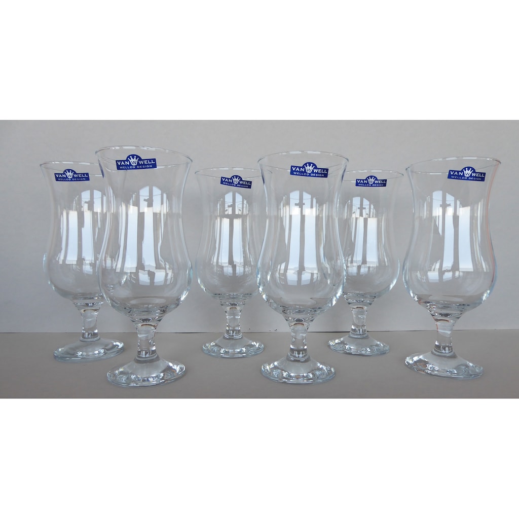 van Well Cocktailglas, (Set, 6 tlg.)