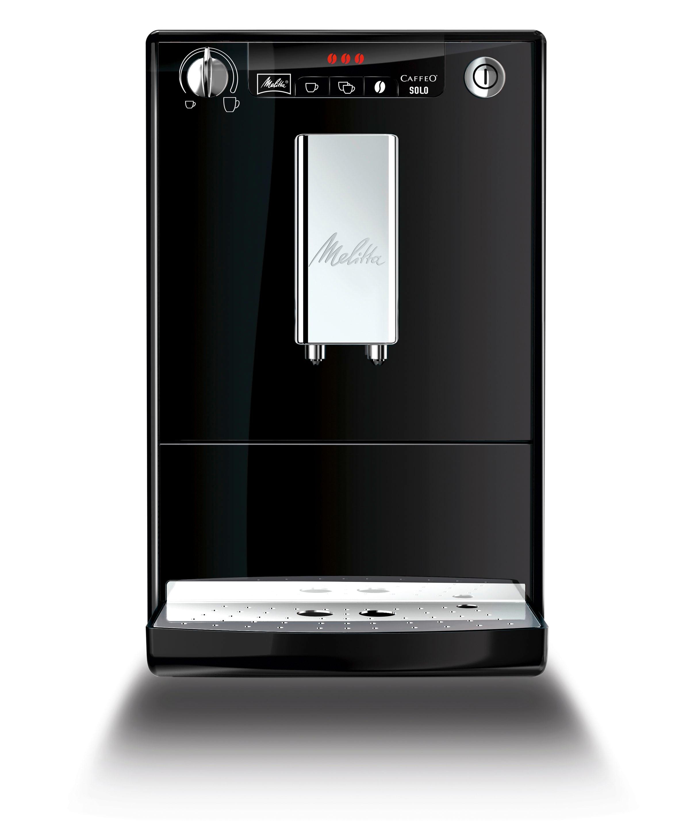 Melitta Kaffeevollautomat »Solo® E950-101, schwarz«, Perfekt für Café crème  & Espresso, nur 20cm breit mit 3 Jahren XXL Garantie | Kaffeevollautomaten