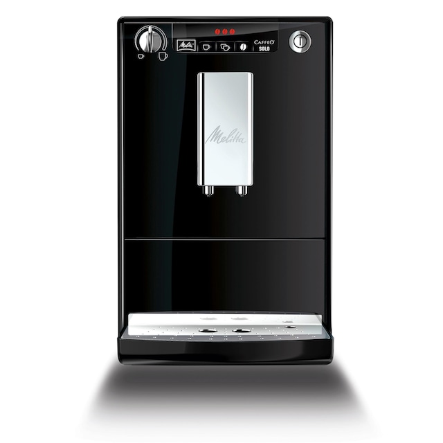 Melitta Kaffeevollautomat »Solo® E950-101, schwarz«, Perfekt für Café crème  & Espresso, nur 20cm breit mit 3 Jahren XXL Garantie