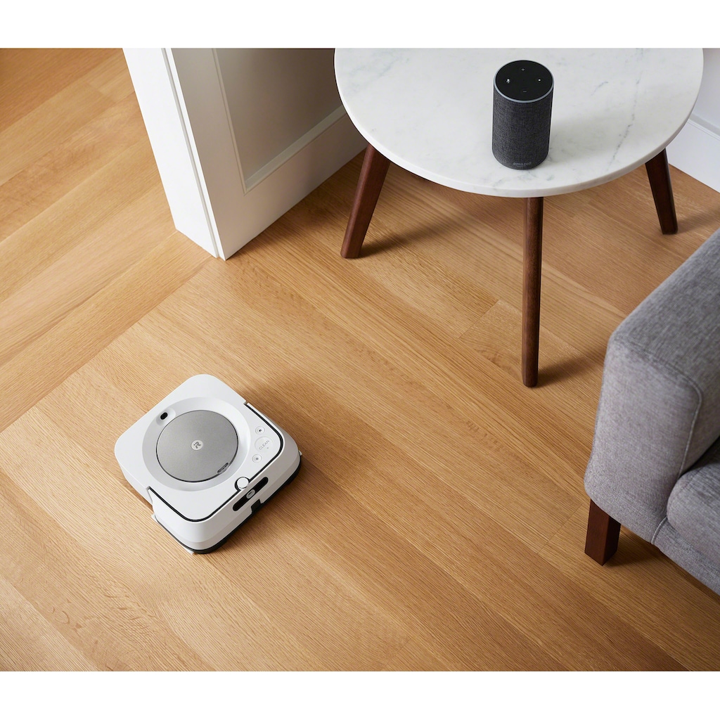 iRobot Wischroboter »Braava jet m6 (m6138)«, App-/Sprachsteuerung, Nasswischen und Trockenfegen, Kartierung