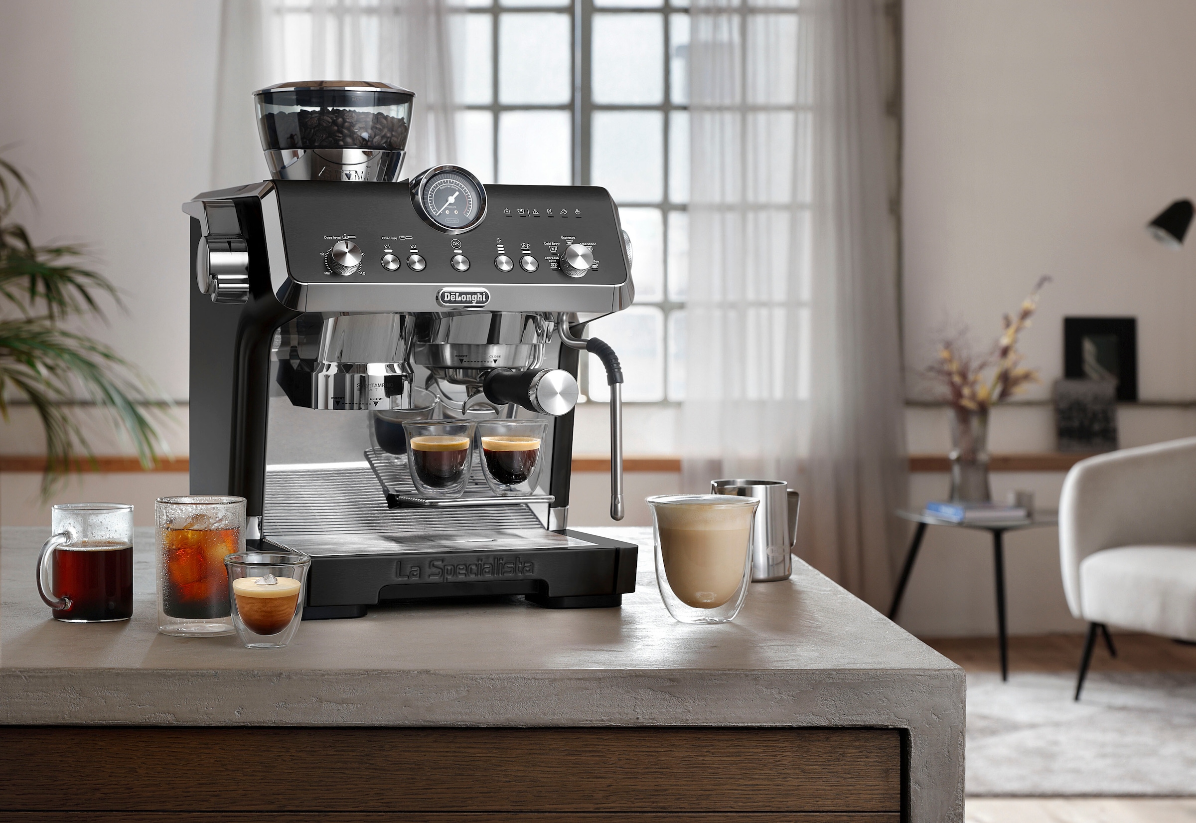 De'Longhi Espressomaschine »La Specialista Opera Cold Brew EC9555.BK«, schwarz