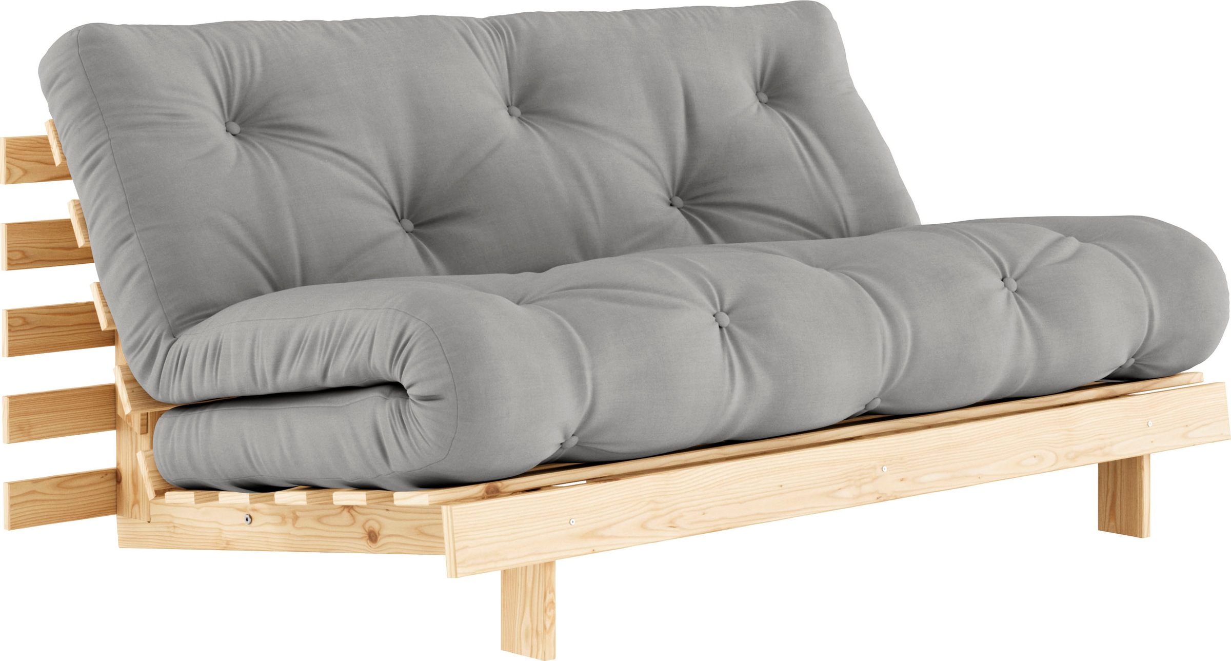 Karup Design Daybett »Roots Schlafsofa, Gästebett, Sofa inkl. Futonmatratze«, Liegefläche 90/140/160 x200 cm, FSC® zertifizierte Kiefer
