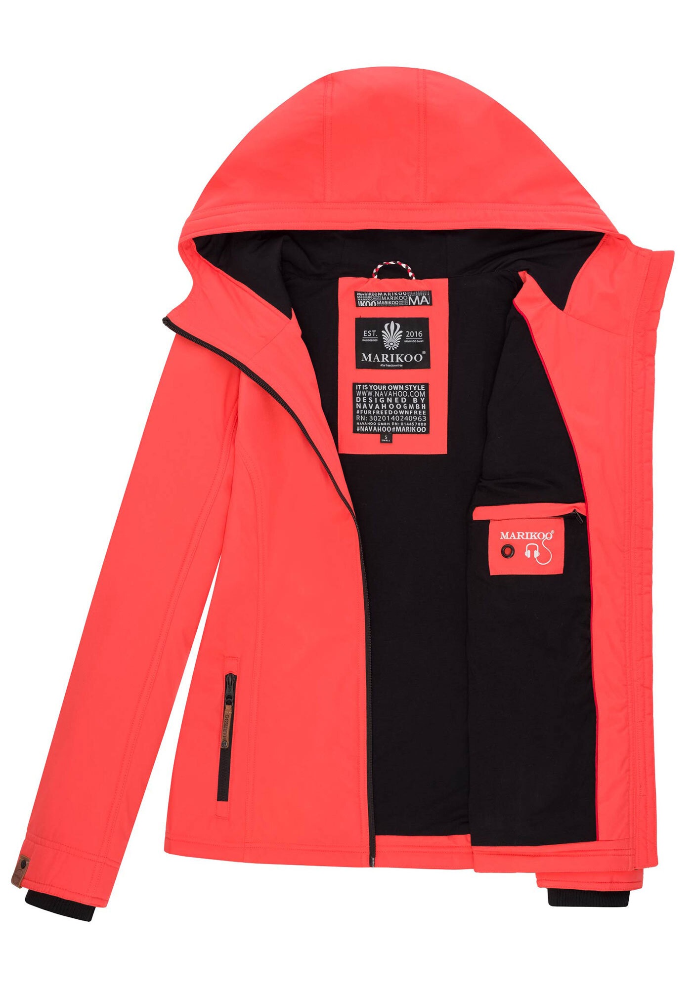Marikoo Outdoorjacke »Marikoo Brombeere Damen Jacke B862«