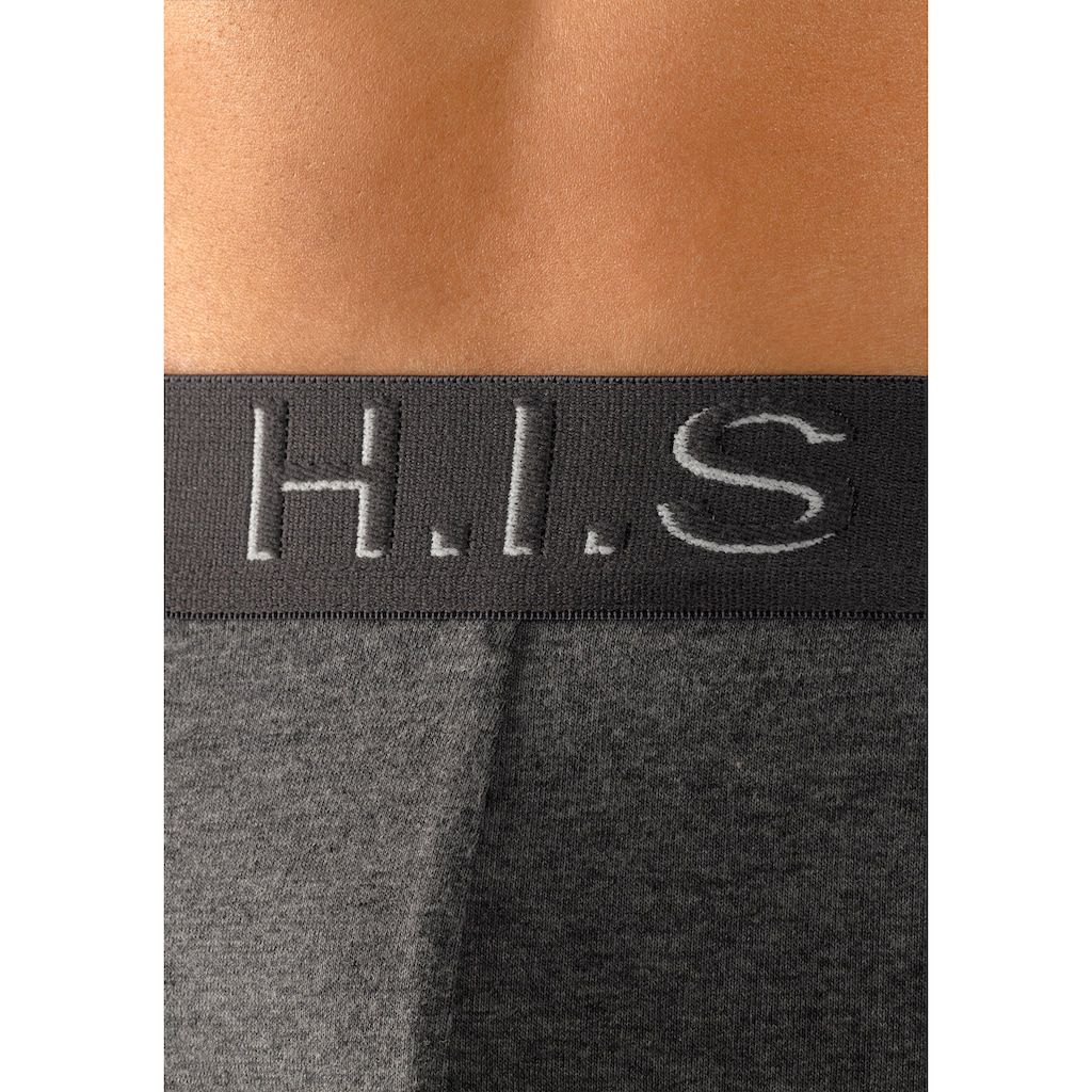 H.I.S Hipster, (Packung, 5er-Pack), Webbund mit Logoschriftzug mit 3D Effekt