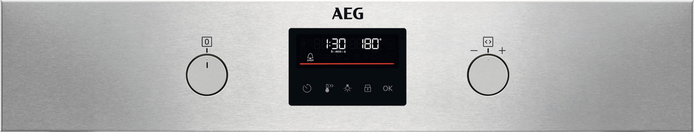 AEG Einbaubackofen 6000 »BPS335061M 949 498 251«, mit 1-fach-Teleskopauszug, Pyrolyse-Selbstreinigung