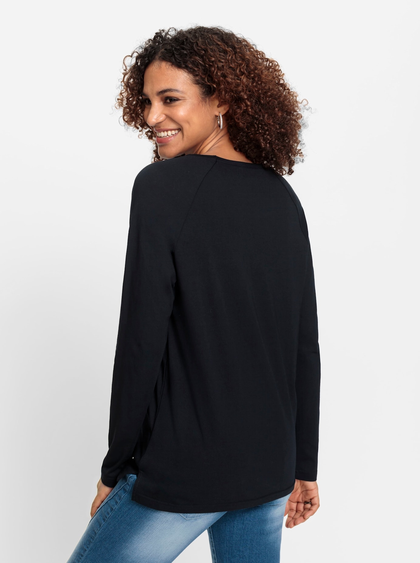 Inspirationen Langarmshirt »Shirt«, (1 tlg.)