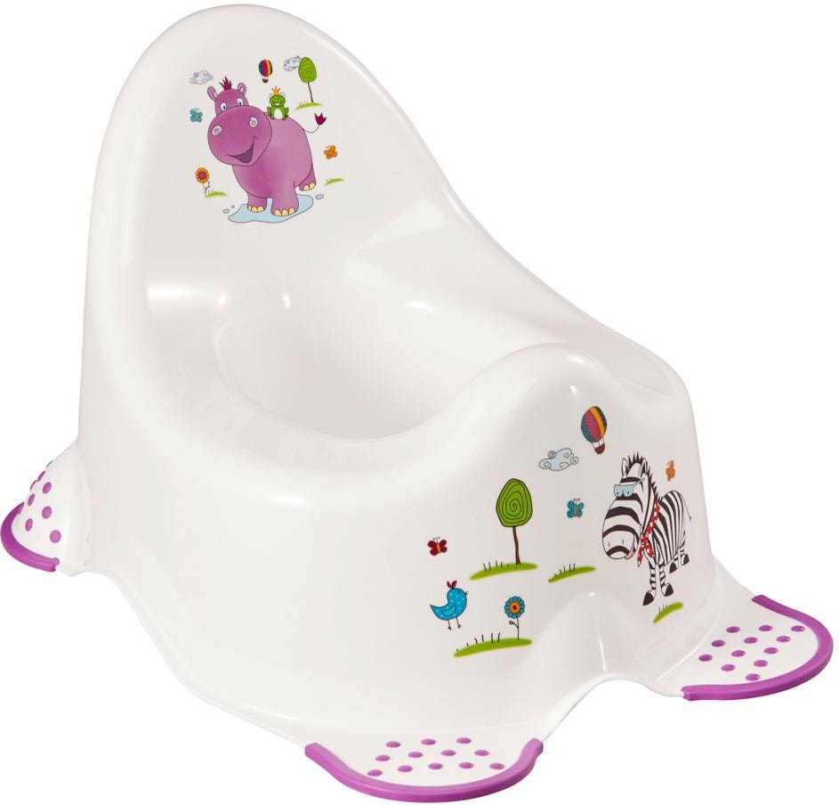 keeeper Töpfchen »Hippo, weiß«, (Set, 3 tlg.), Kinderpflege-Set - Töpfchen, Toilettensitz und Tritthocker