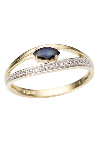 Goldring »Schmuck Geschenk Gold 333 Damenring Goldring Edelstein Farbstein«