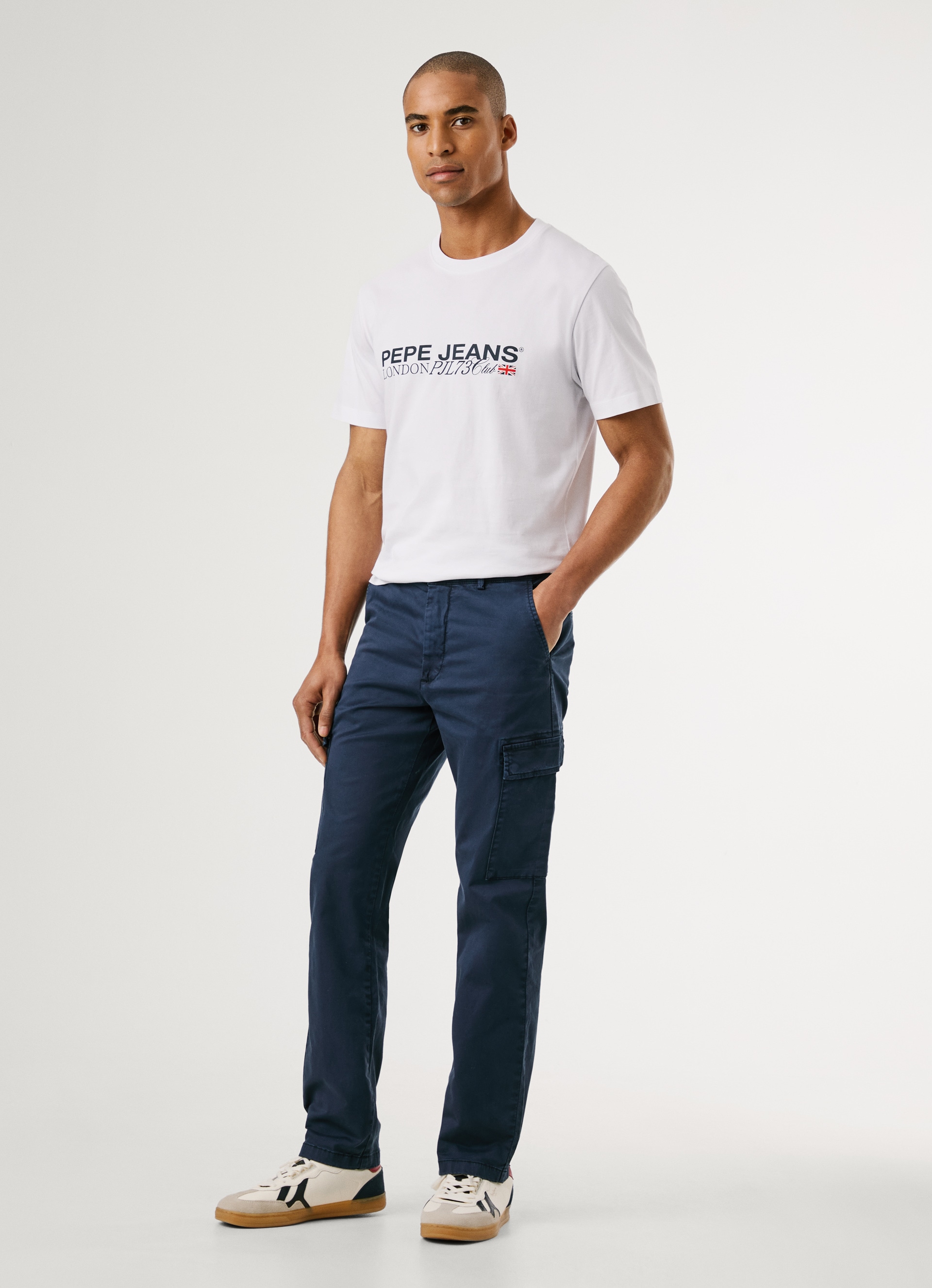 Pepe Jeans Chinohose »SLIM CARGO TWILL«  mit aufgesetzten Taschen
