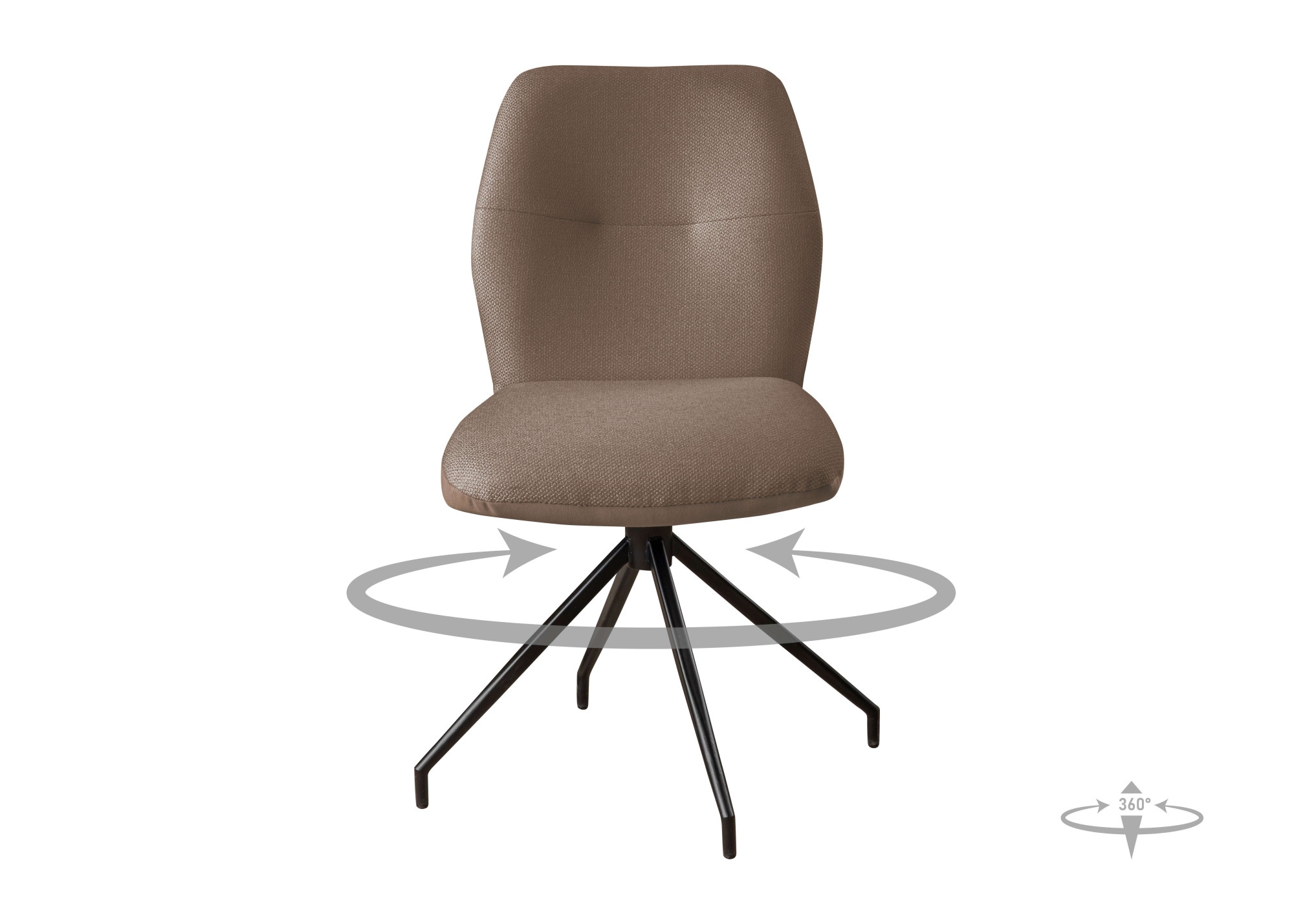 OTTO home Eckbankgruppe »Gabi Essecke, Sitzgruppe, Eckbankgruppe, Küchenbankgruppe« Set, 4tlg, 4 tlg. tlg. Stuhl: 360° drehbar (Rückst.), 2-Stoff-Design. Wellenfederung Eckbank