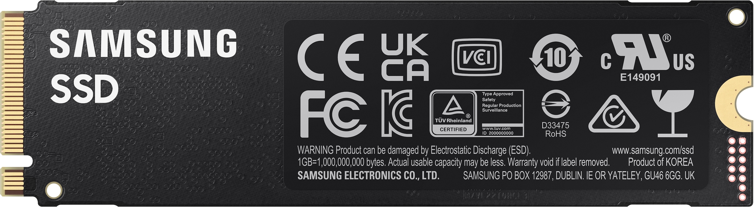 Samsung interne SSD »980 PRO«, Anschluss M.2 PCIe 4.0, Playstation 5 kompatibel, PCIe® 4.0 NVMe™, M.2