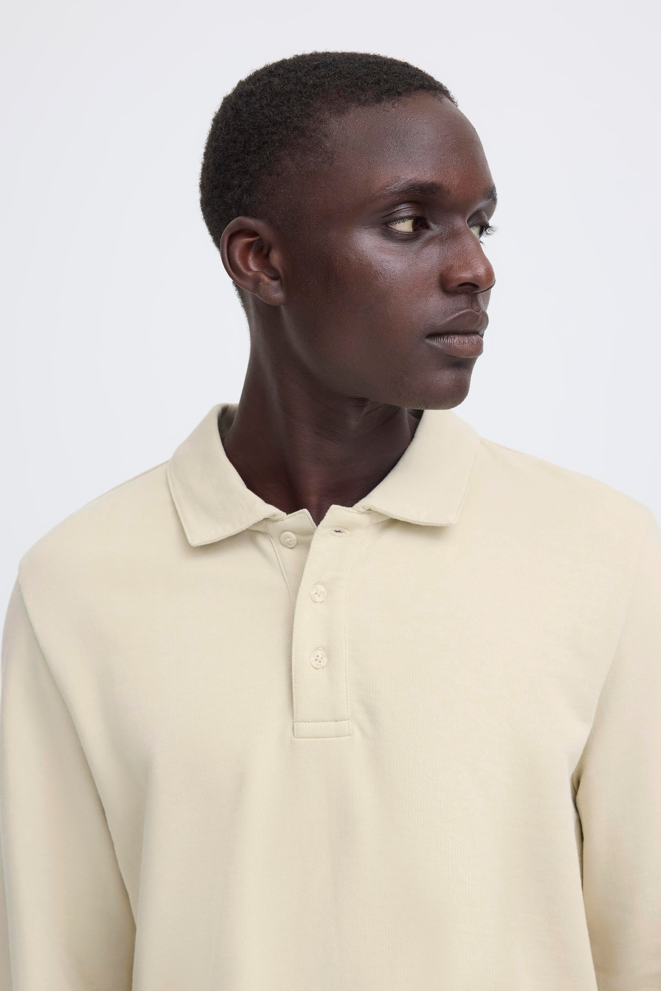 Blend Sweatshirt »BHBRODY POLO SWEATSHIRT«, mit Baumwollmischung aus Baumwolle und Polyester, Regular Fit
