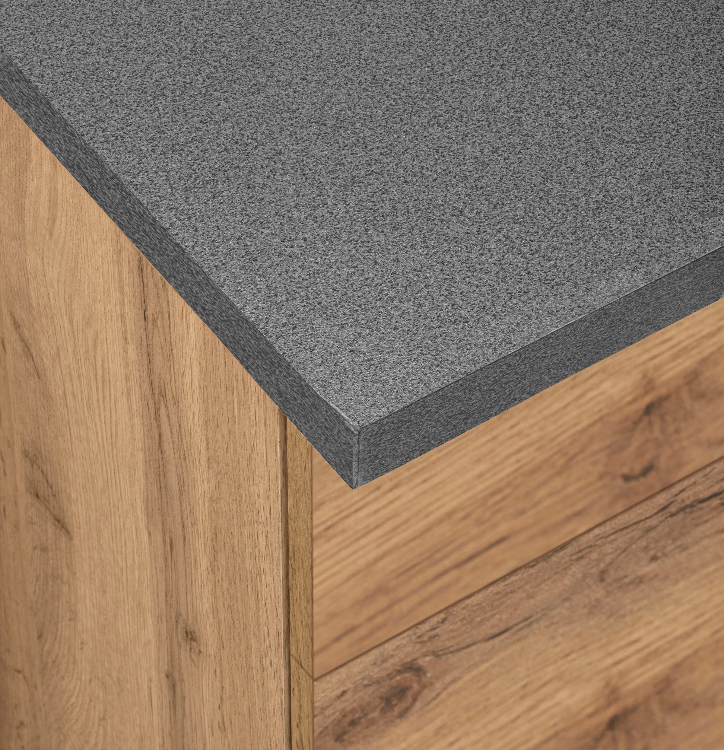 KOCHSTATION Winkelküche »KS-Colmar« mit E-Geräten, Stellbreite 210/300 cm