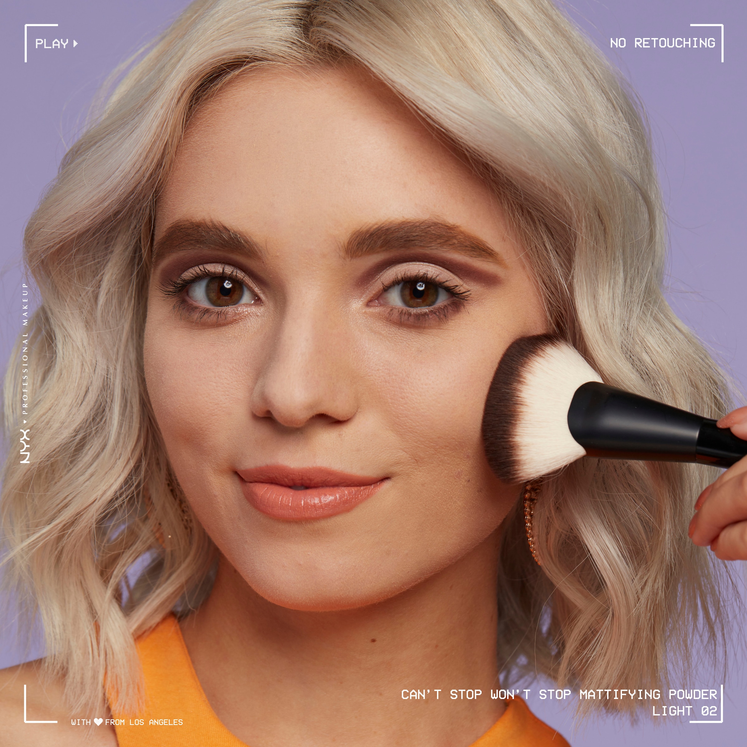 NYX Puder »Professional Makeup CSWS Mattifying Powder«, Verschmiert nicht, deckt zuverlässig, setzt sich nicht ab, mattierend.