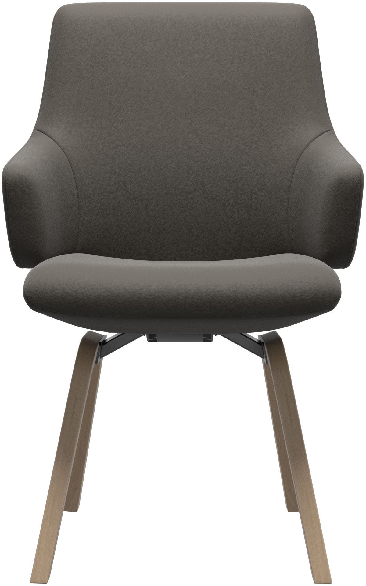 Stressless® Polsterstuhl »Laurel«, Leder PALOMA, Low Back mit Armlehne, Größe L, mit schräggestellten Beinen in Eiche