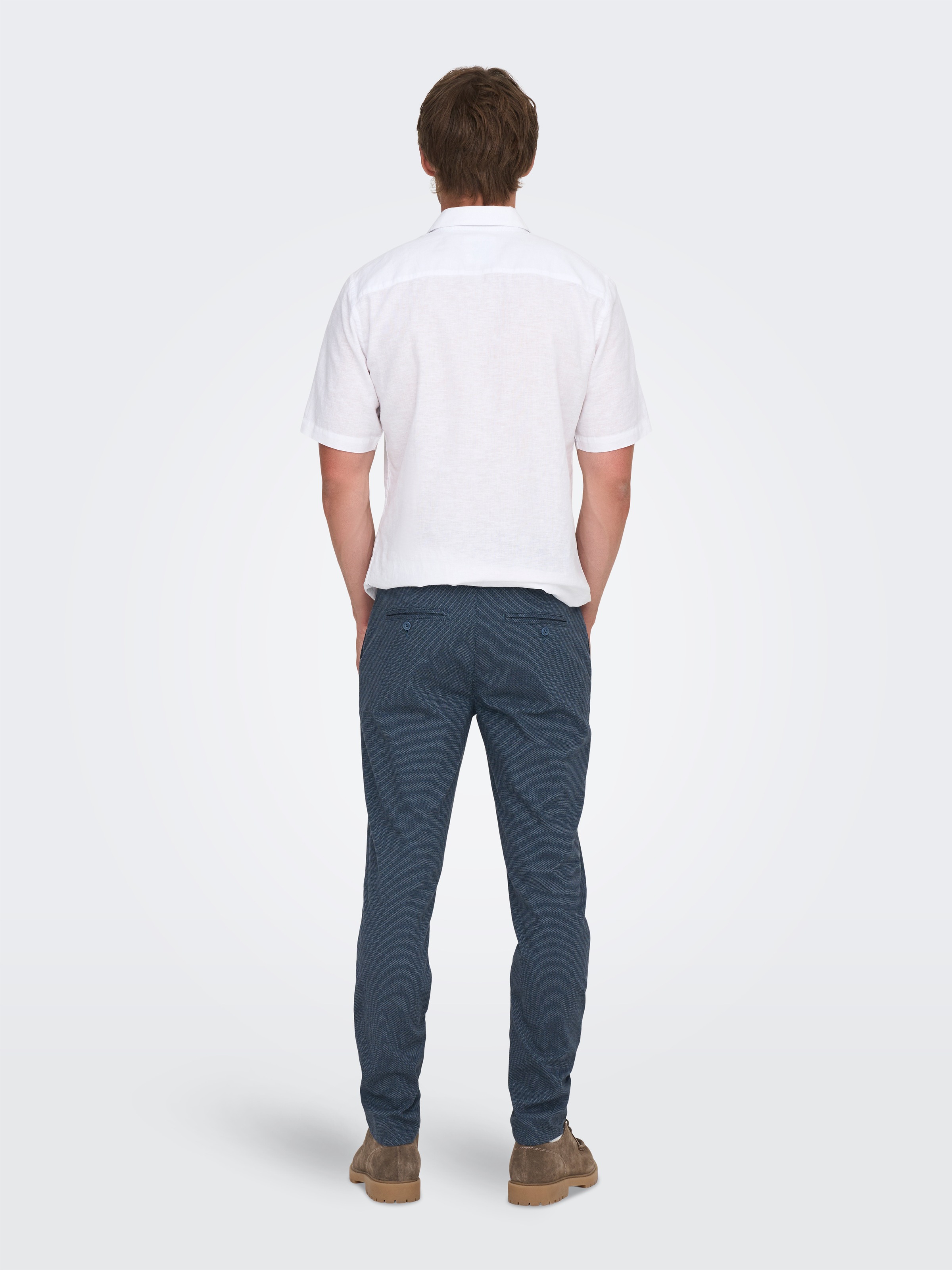 ONLY & SONS »ONSMARK PETE SLIM DOBBY 0058 PANT NOOS«