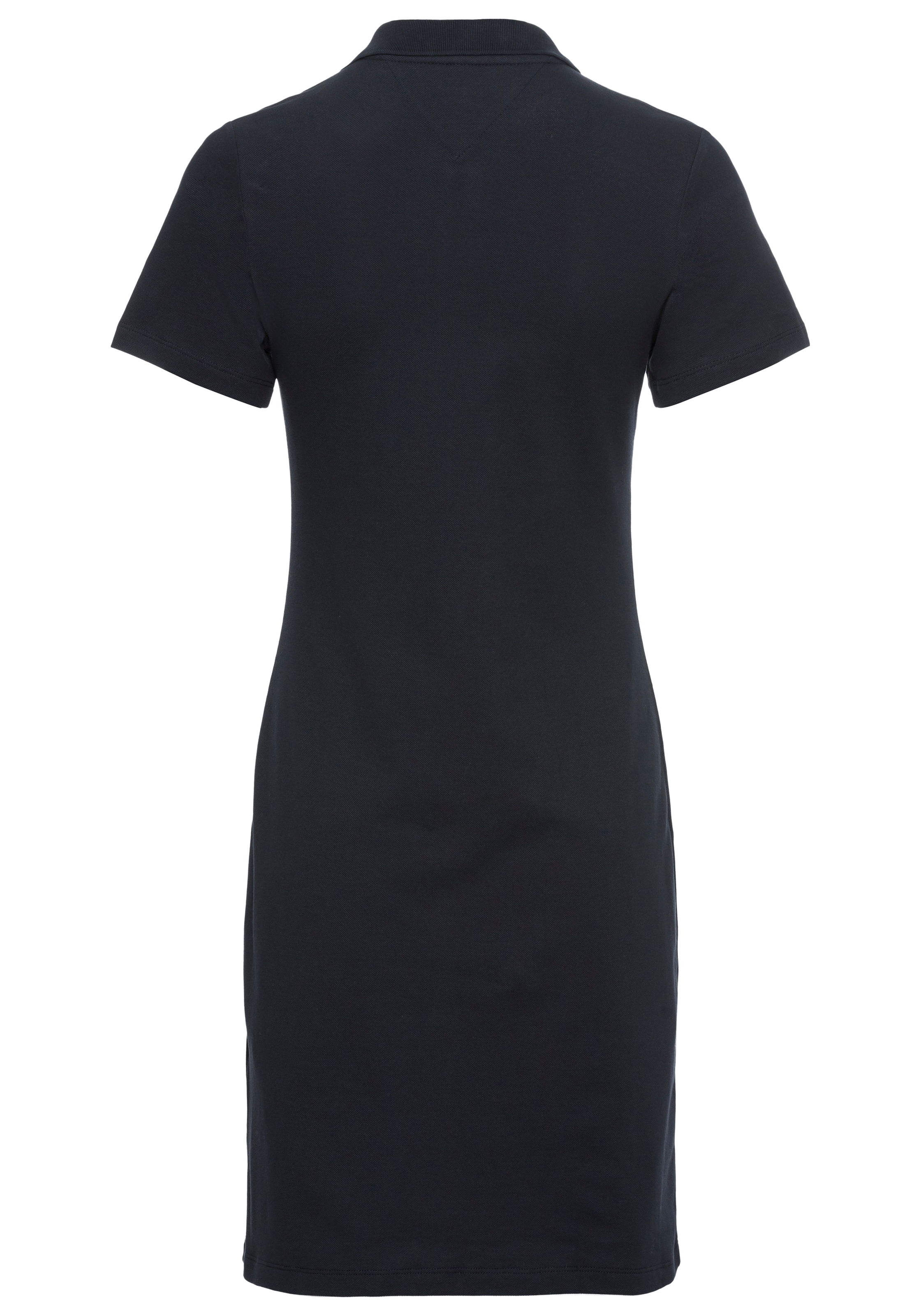Tommy Hilfiger Polokleid »1985 SLIM PIQUE POLO DRESS SS«, Mit Knopfleiste und Logo Stickerei