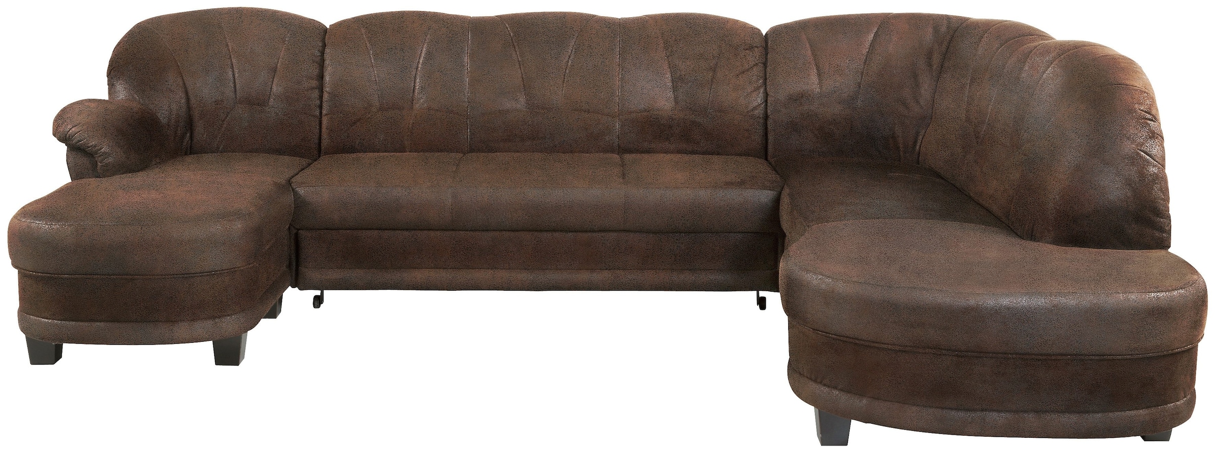 Home affaire Wohnlandschaft »Camelita, viel Platz, bequem und zeitlos, Breite 289cm, U-Form«, wahlweise mit Bettfunktion