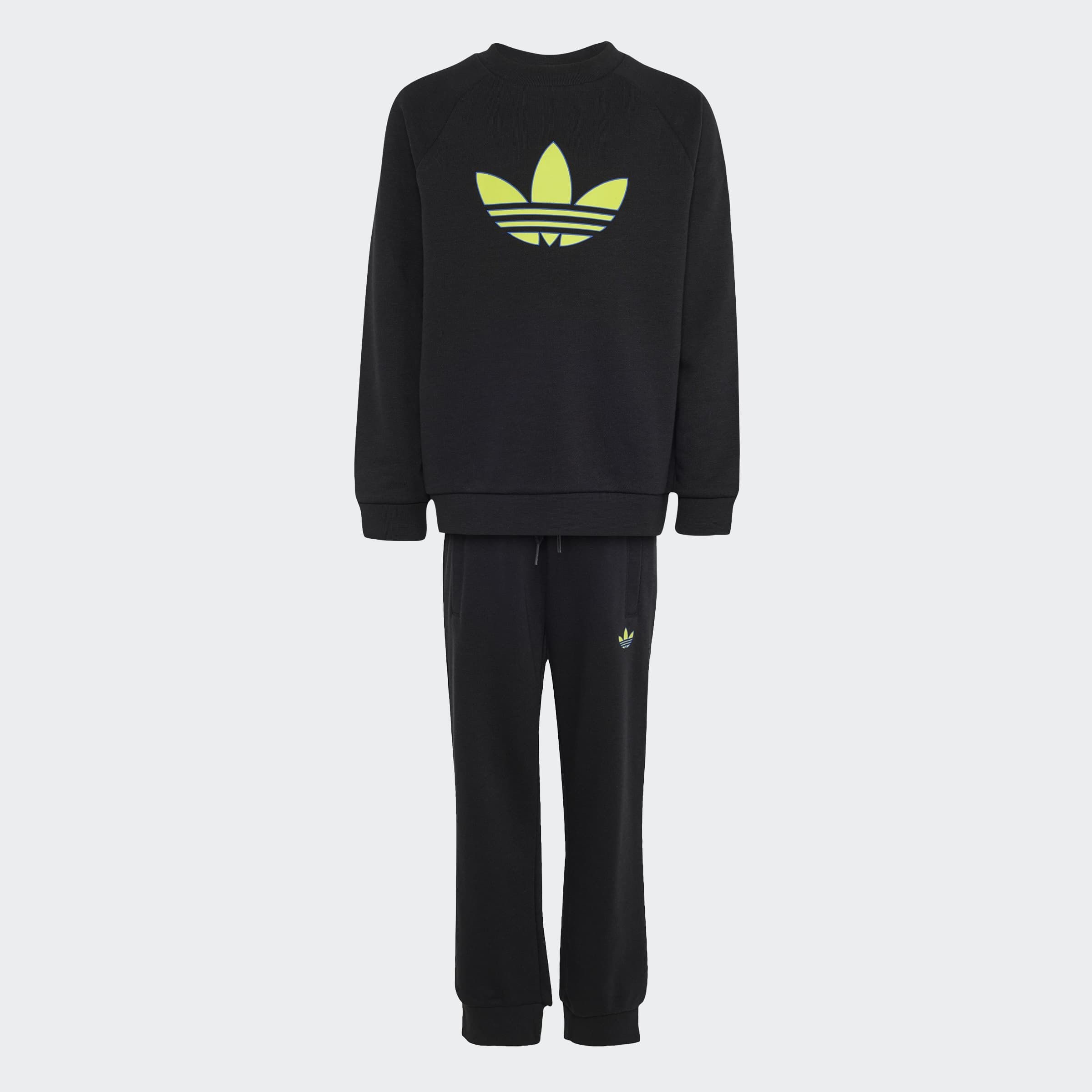 adidas Originals Trainingsanzug »TREFOIL SET MIT RUNDHALSAUSSCHNITT, LOCKER GESCHNITTEN« 2 tlg.