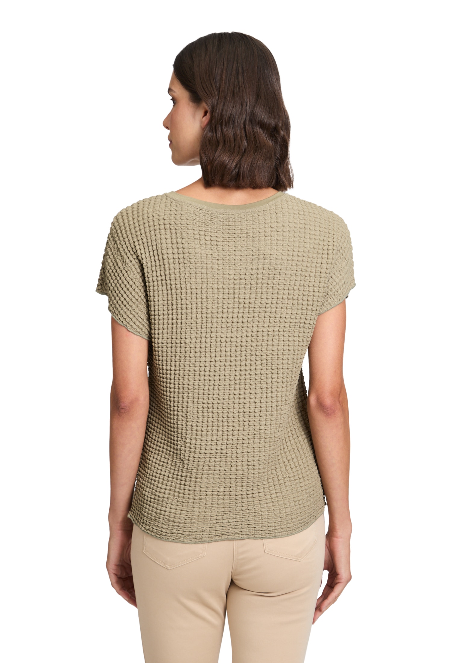 Betty Barclay Kurzarmshirt »Strukturshirt mit U-Boot-Ausschnitt«