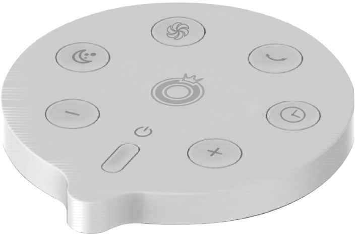 Sonnenkönig Turmventilator »Noblade 2.0, Leistung 26W, starker Air Modus, Touch-Funktion,«, 8h Timer, Schlafmodus, Fernbedienung, 9 Ventilationsstufen
