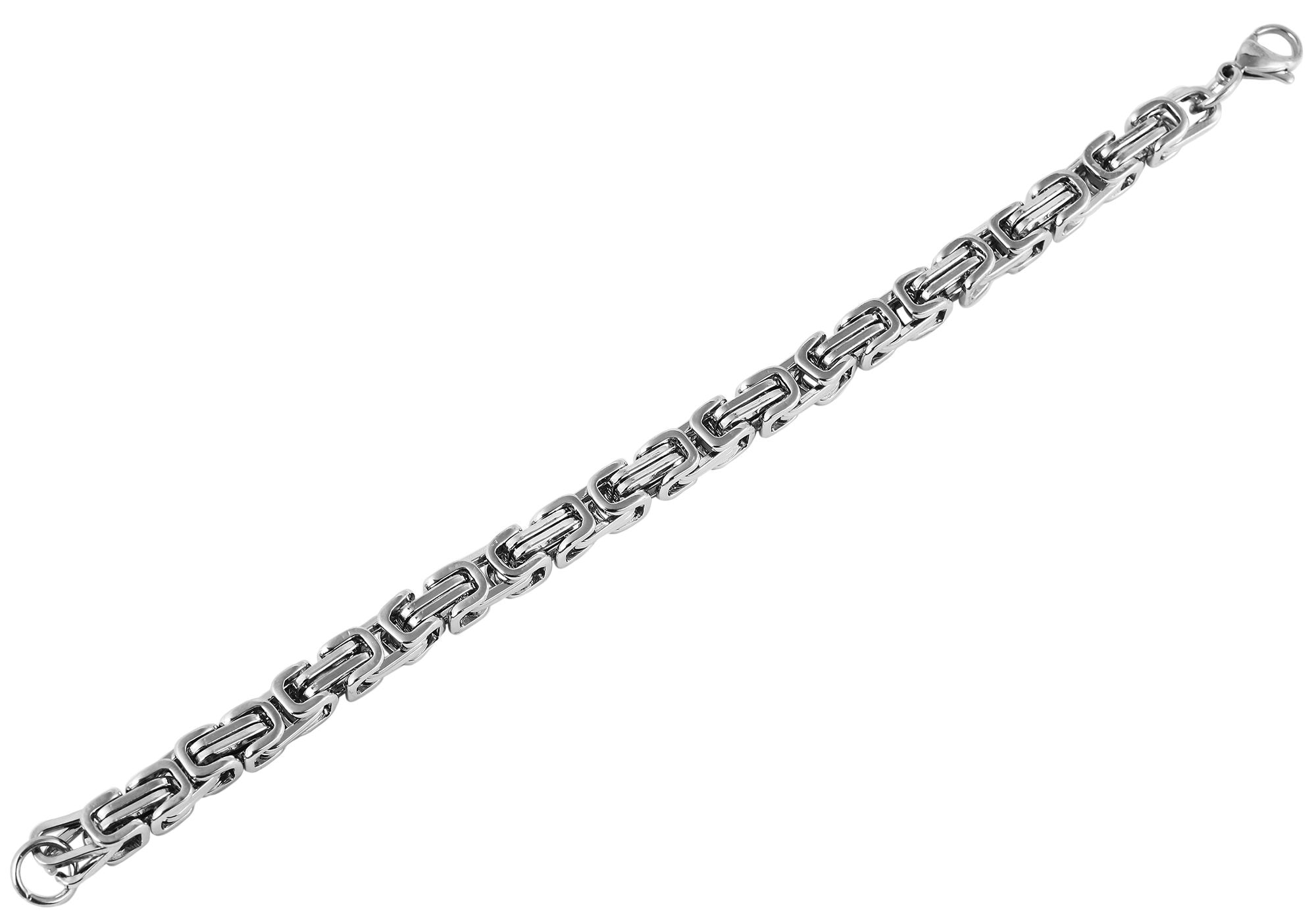 Adelia´s Gliederarmband »Unisex Armband ¿ Gliederarmband aus Edelstahl 22 cm«