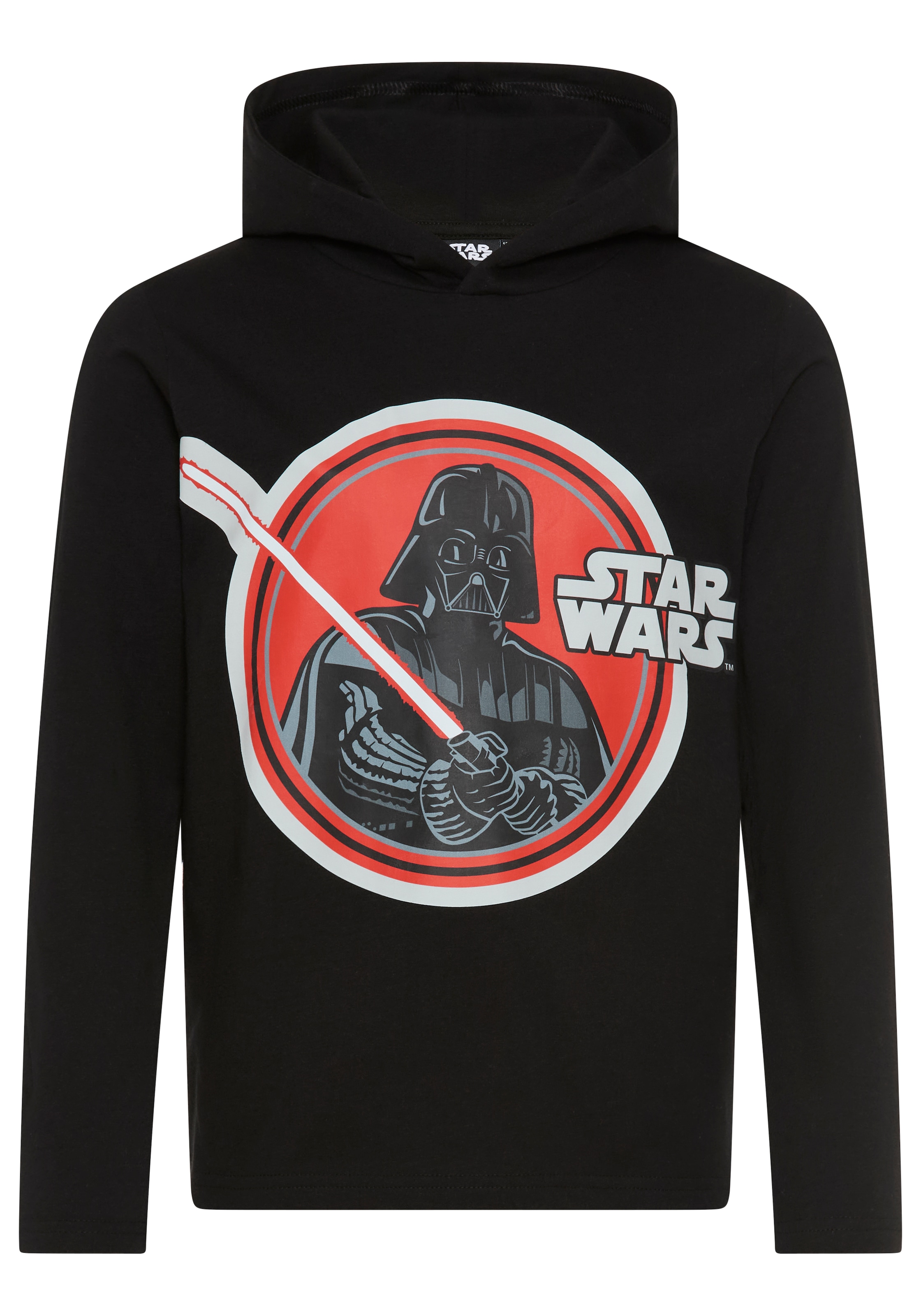 KIDSWORLD Kapuzenshirt »STAR WARS: DARTH VADER Shirt, Disney« Basic-Passform, Langarm, mit Kapuze, Streetwear-Stil