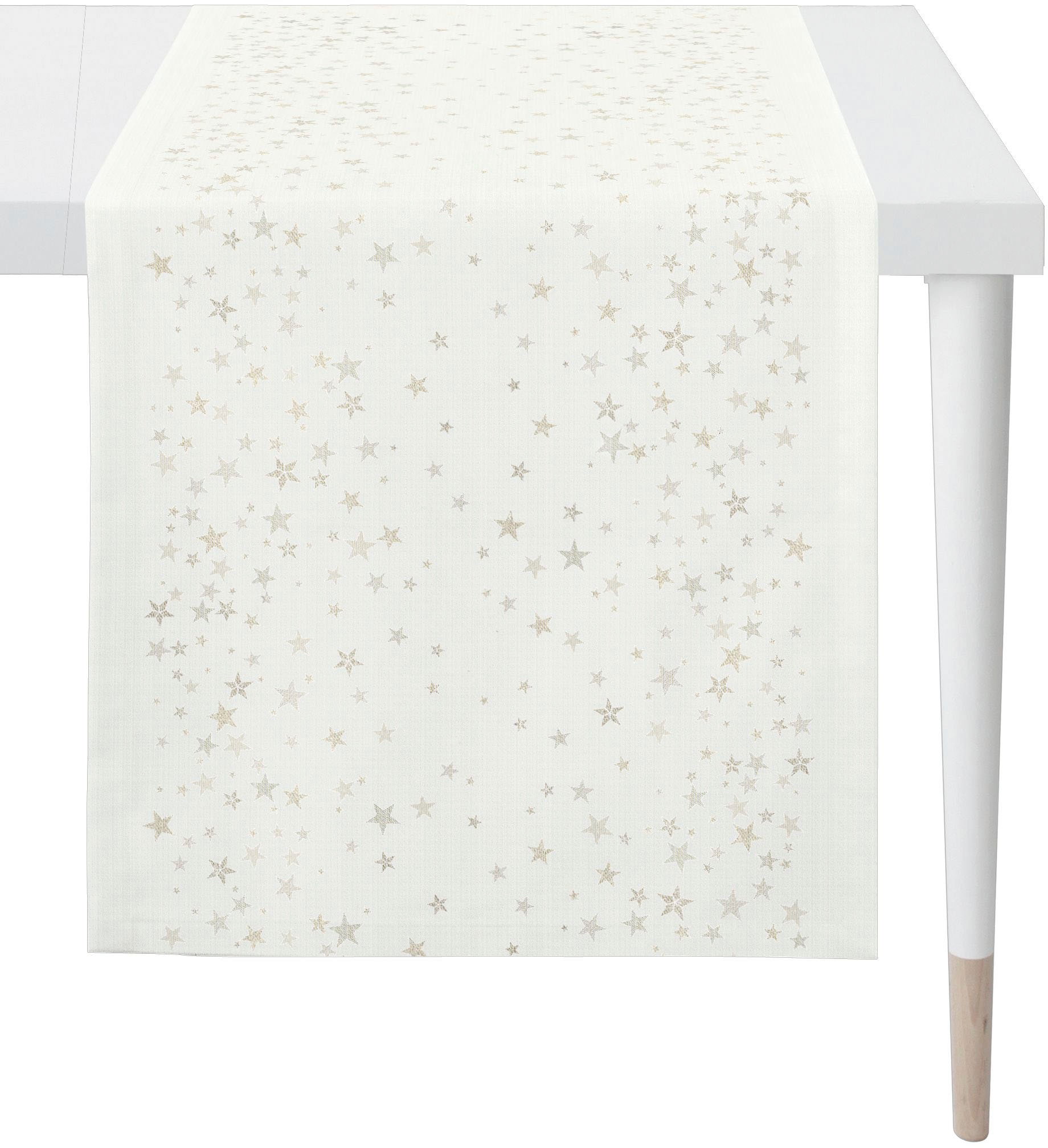 APELT Tischläufer "4709 CHRISTMAS GLAM, Weihnachtsdeko, Weihnachten" Lurex-Jacquardgewebe