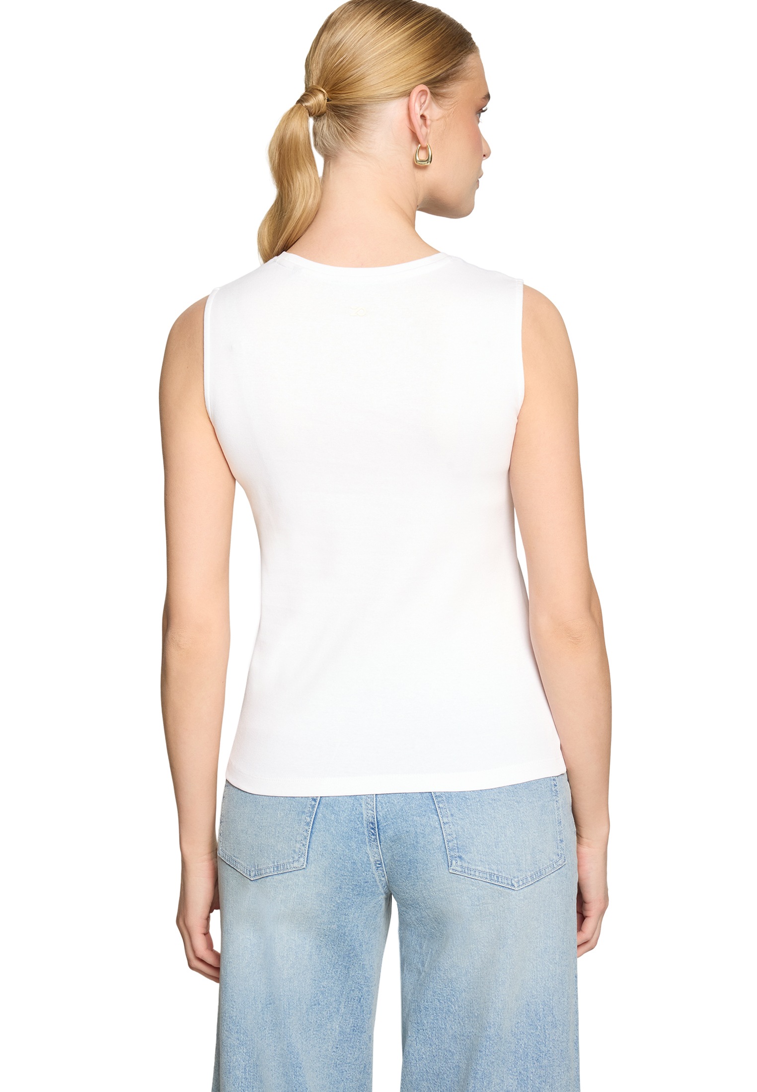 Zero Shirttop »Basic Shirt mit V-Ausschnitt«
