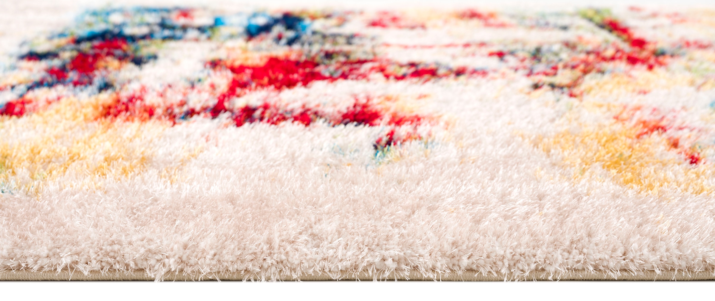 Leonique Hochflor-Teppich »Hennes«, rechteckig, besonders weicher Flor,  bunt, modernes und abstraktes Design | Kurzflor-Teppiche