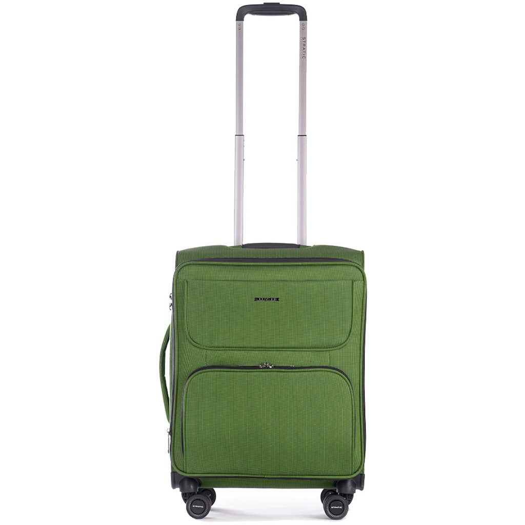 Stratic Weichgepäck-Trolley »Bendigo Light + S, green«, 4 Rollen