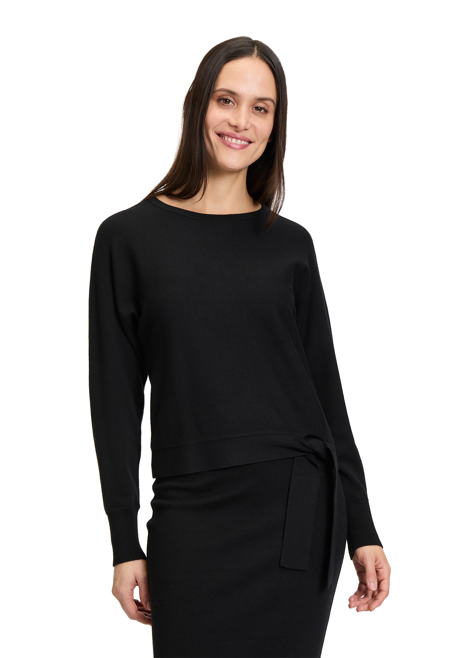 Betty Barclay Rundhalspullover »Feinstrickpullover langarm«