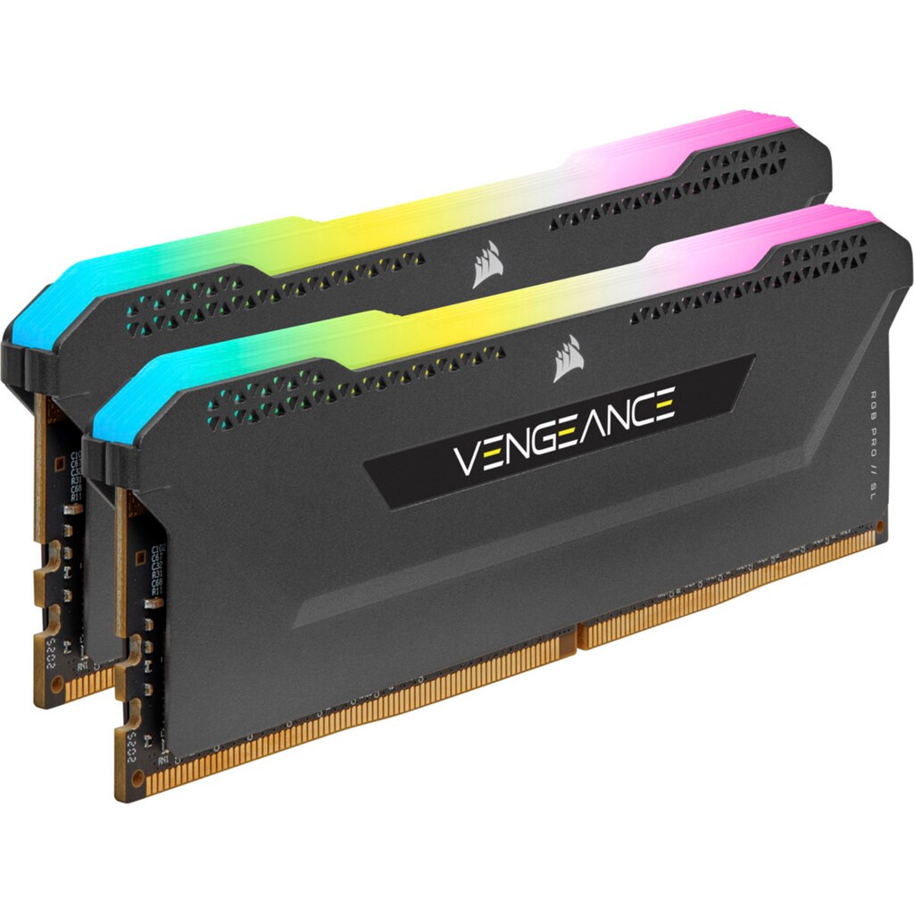 Corsair Arbeitsspeicher »Vengeance RGB PRO SL DDR4 3200Mhz 16GB (2x8GB) Black«