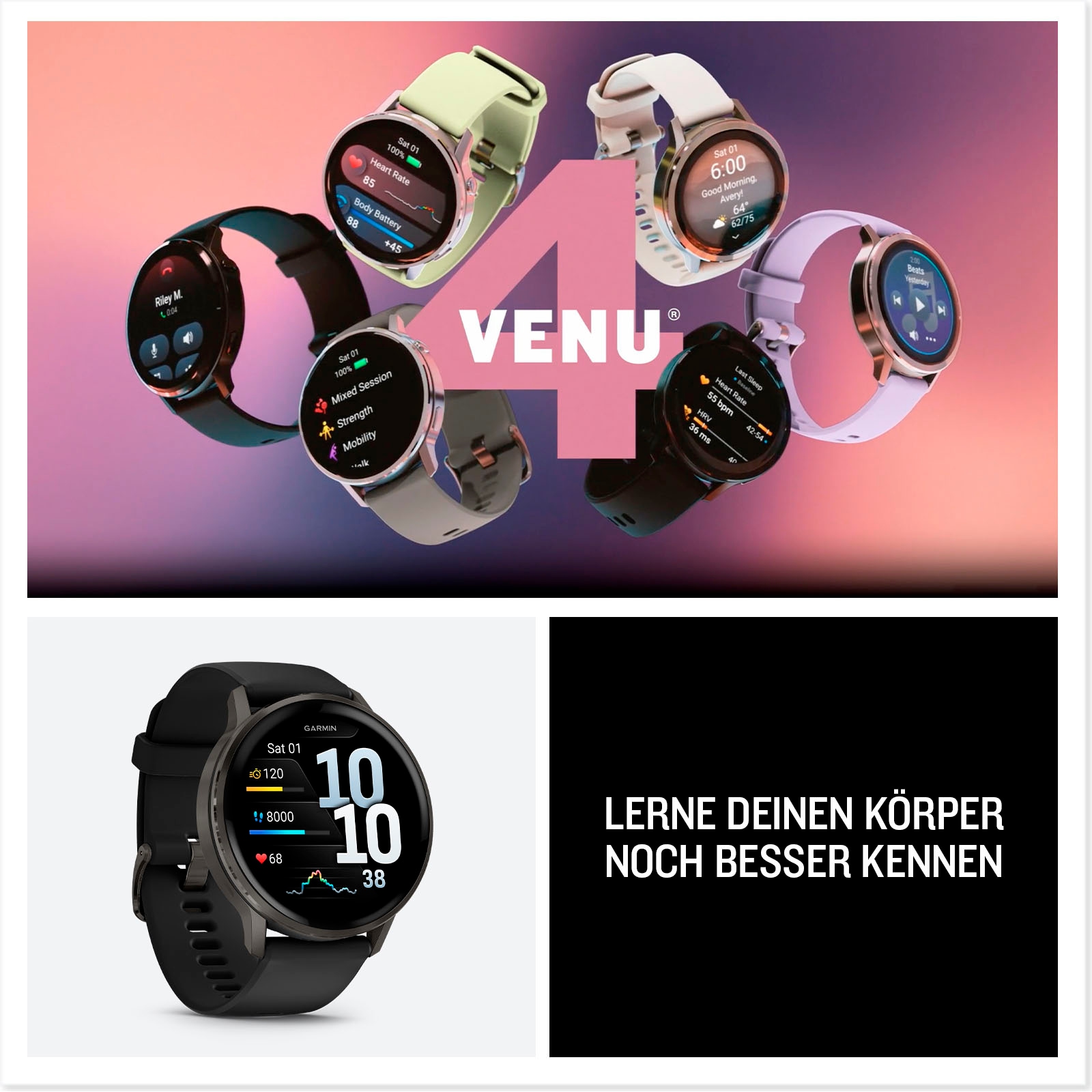 Garmin Smartwatch »Venu 4«(45/ 1,4 ″) Garmin