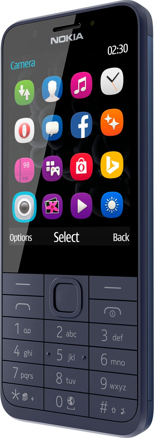 Nokia Handy »230«, midnight | Kamera 7,11 cm/2,8 MP XXL Garantie 3 2 Jahre UNIVERSAL ➥ blue, Zoll